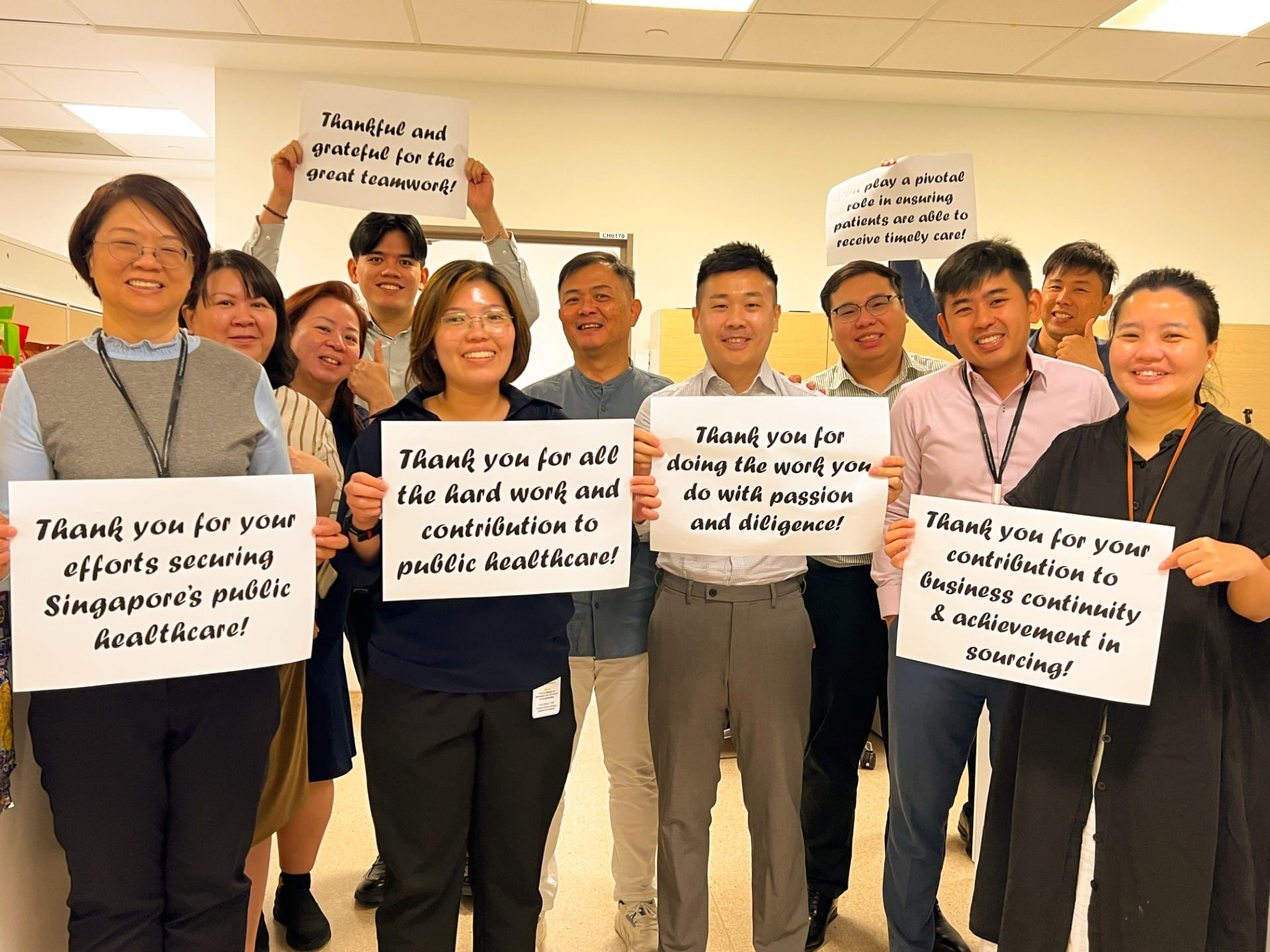 Image of ALPS staff celebrating Procurement & Supply Chain Day