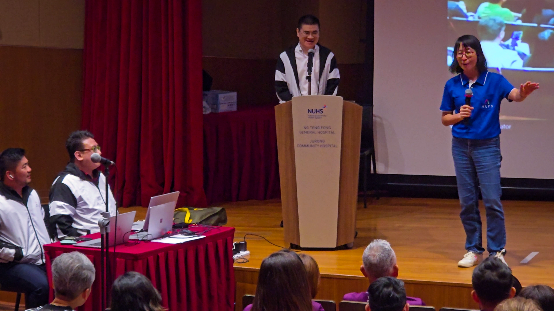 Image of ALPS staff attending April's Townhall Session