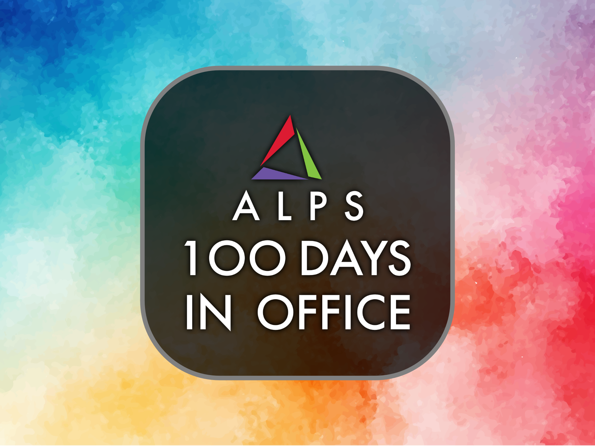 ALPS CEO - 100 Days in Office Infographic - Pg 1 of 9