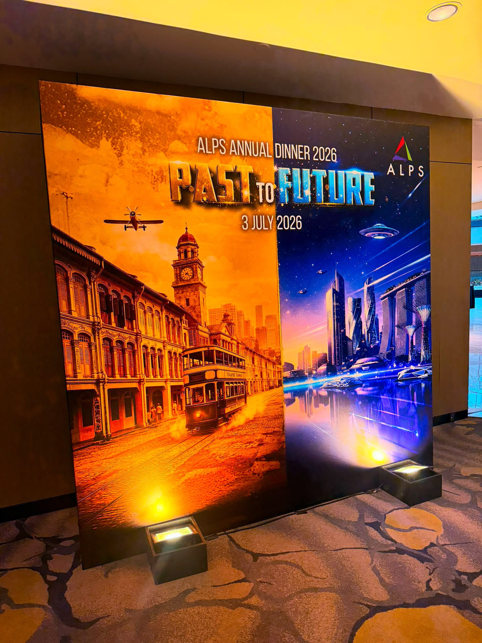 Image of the setup for ALPS 8th Anniversary Dinner - Past to Future