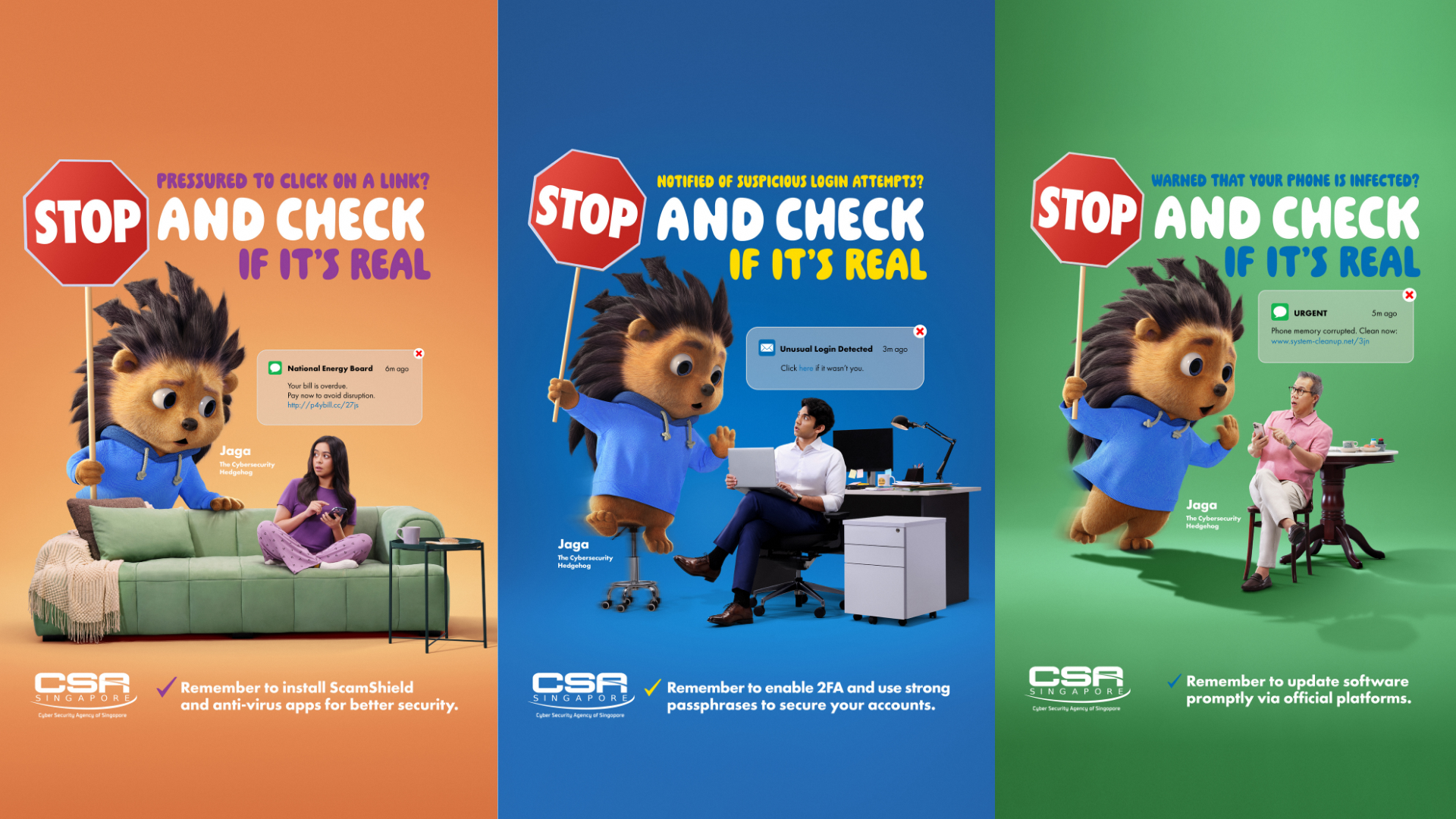 #WorkinginCSA: Championing Cybersecurity with ‘Stop and Check’ Campaign ...