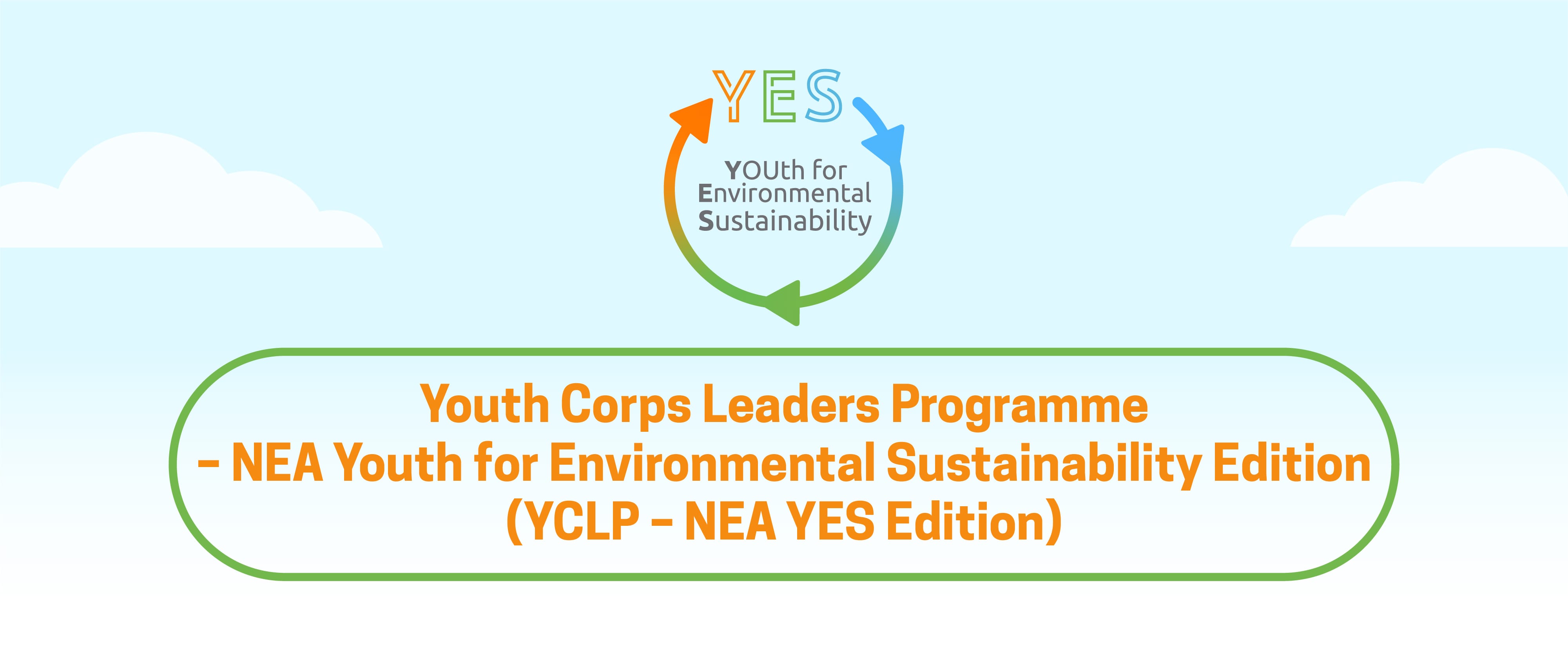 Header banner for Youth Corps Leaders Programme NEA YES Edition