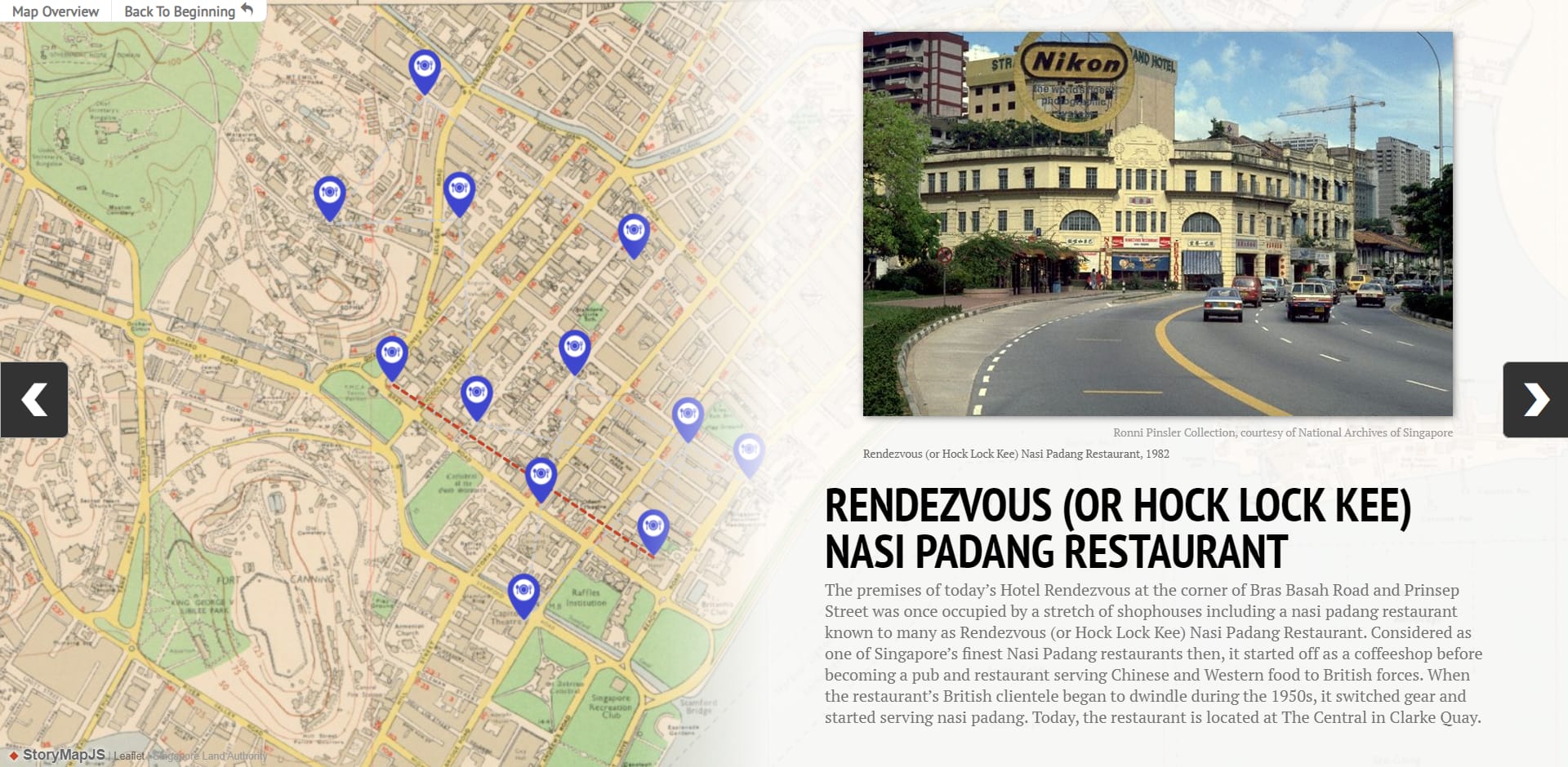 Food story map