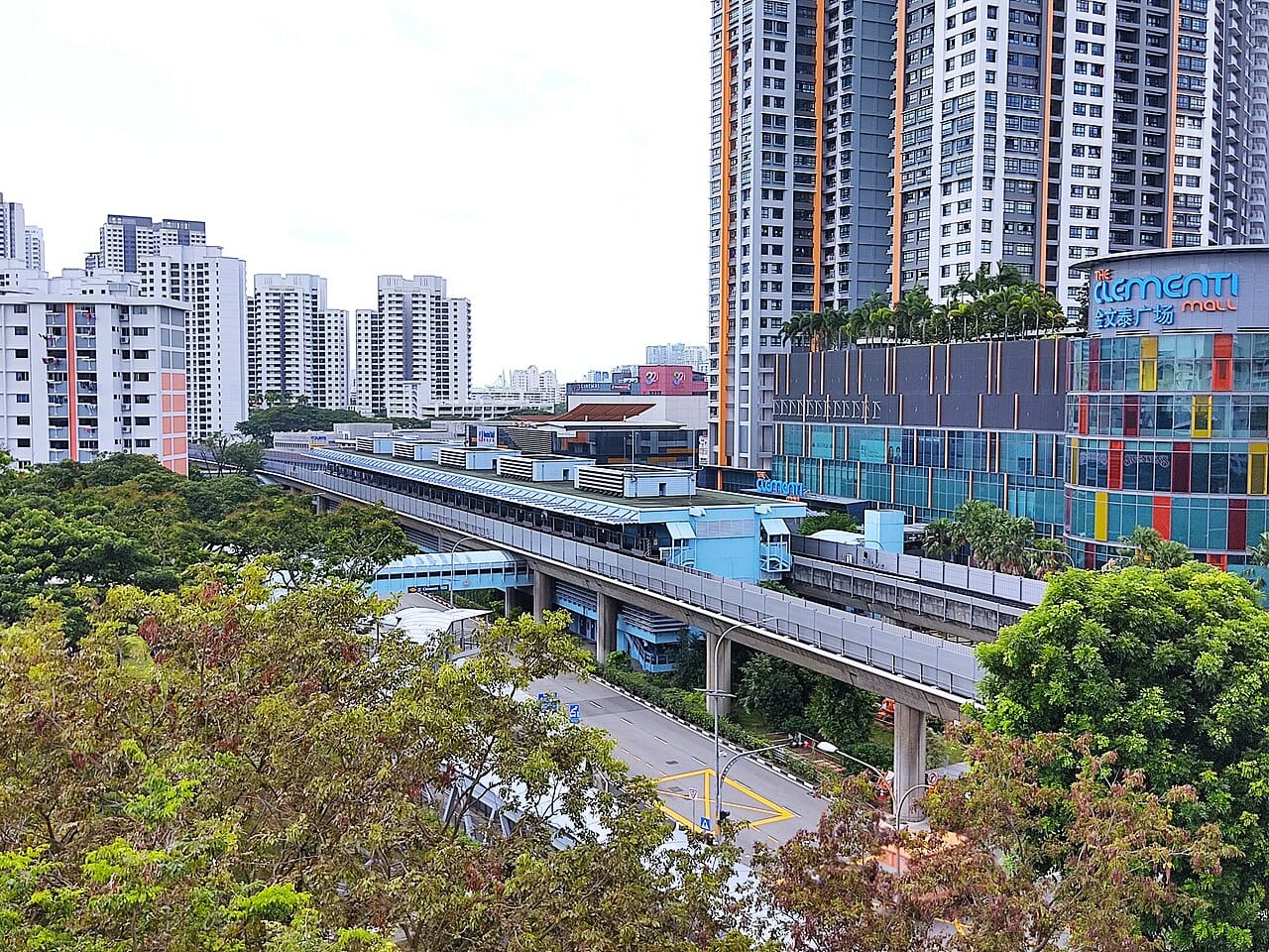 Aerial view of Clementi