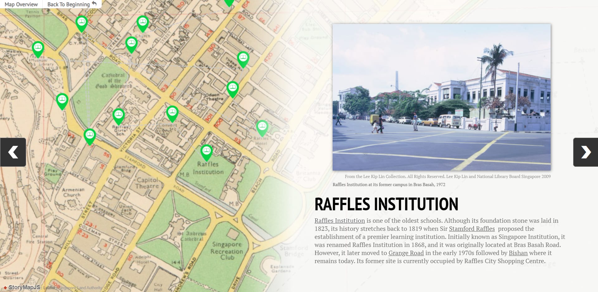 Schools story map