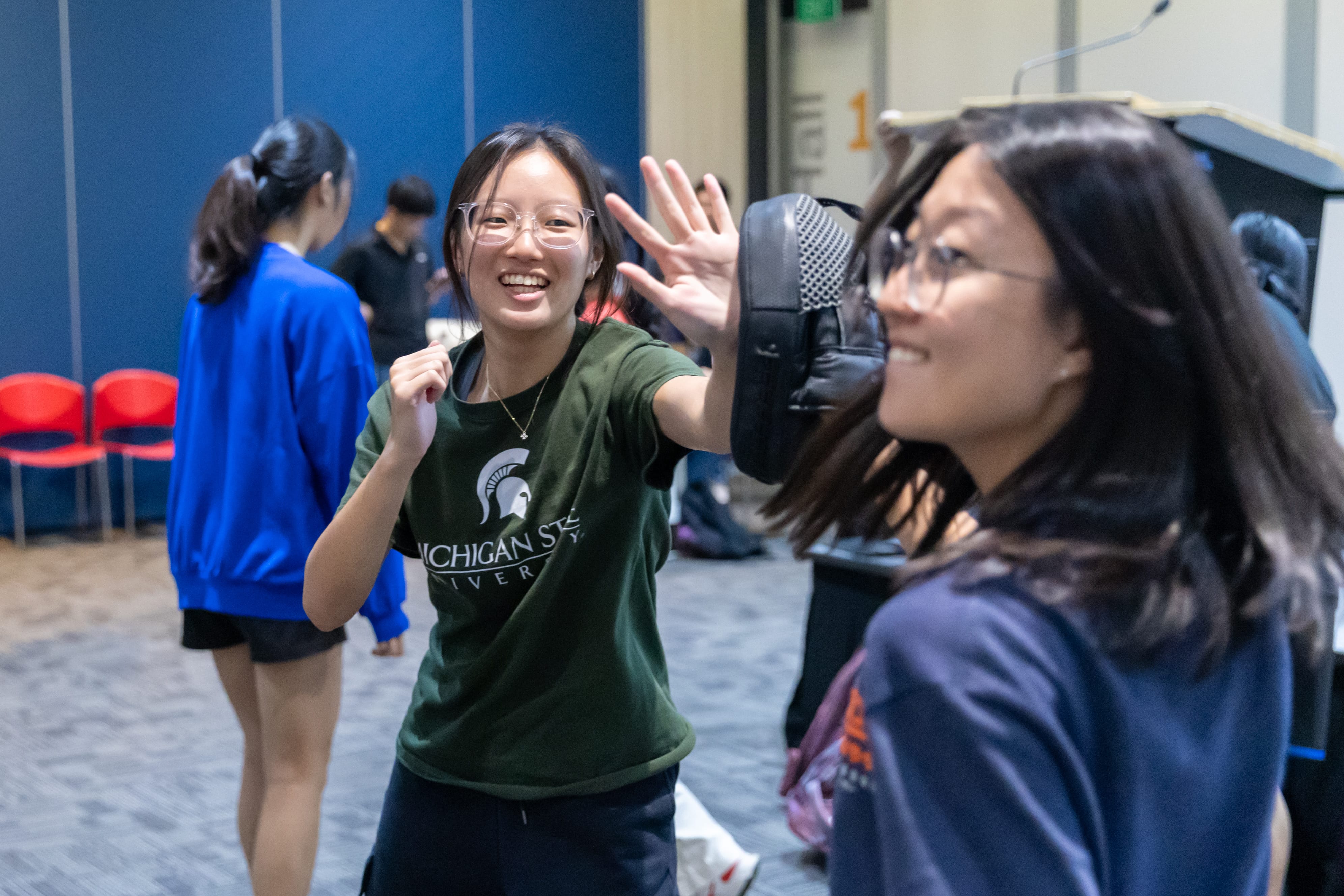 2024 PSC Scholarship Recipients Picking Up Self-defence Skills