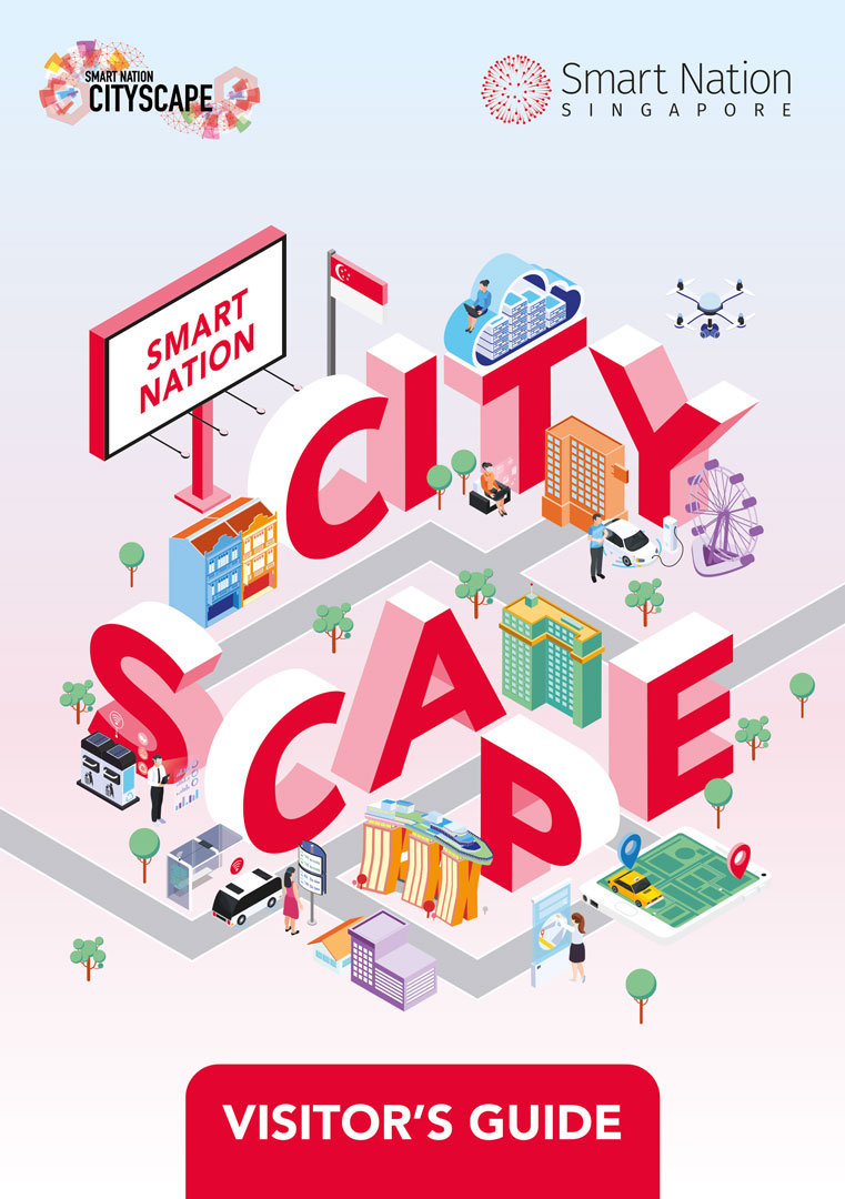 Cover image - Smart Nation CityScape Visitor's Guide.