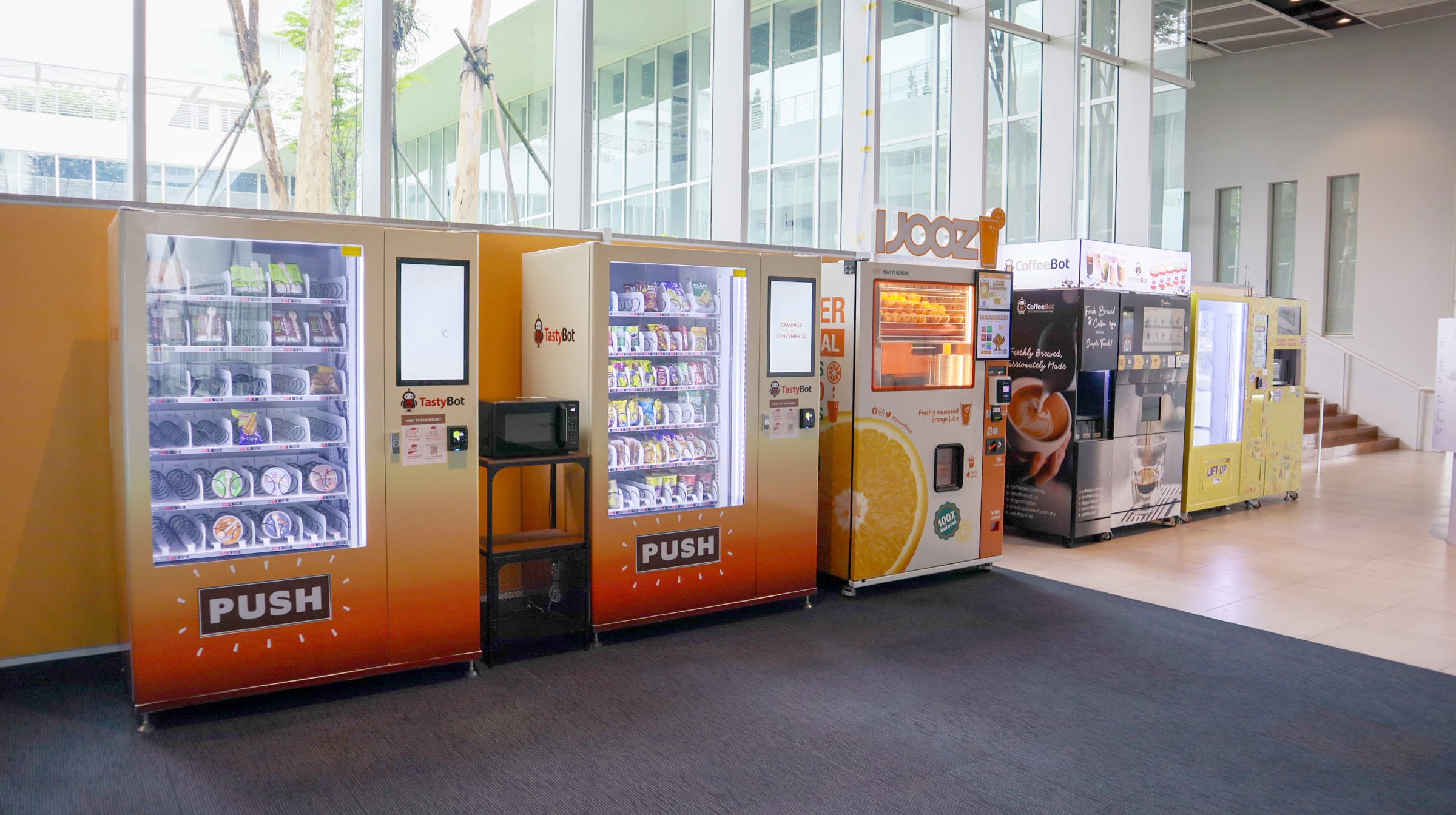 vending machines at E3
