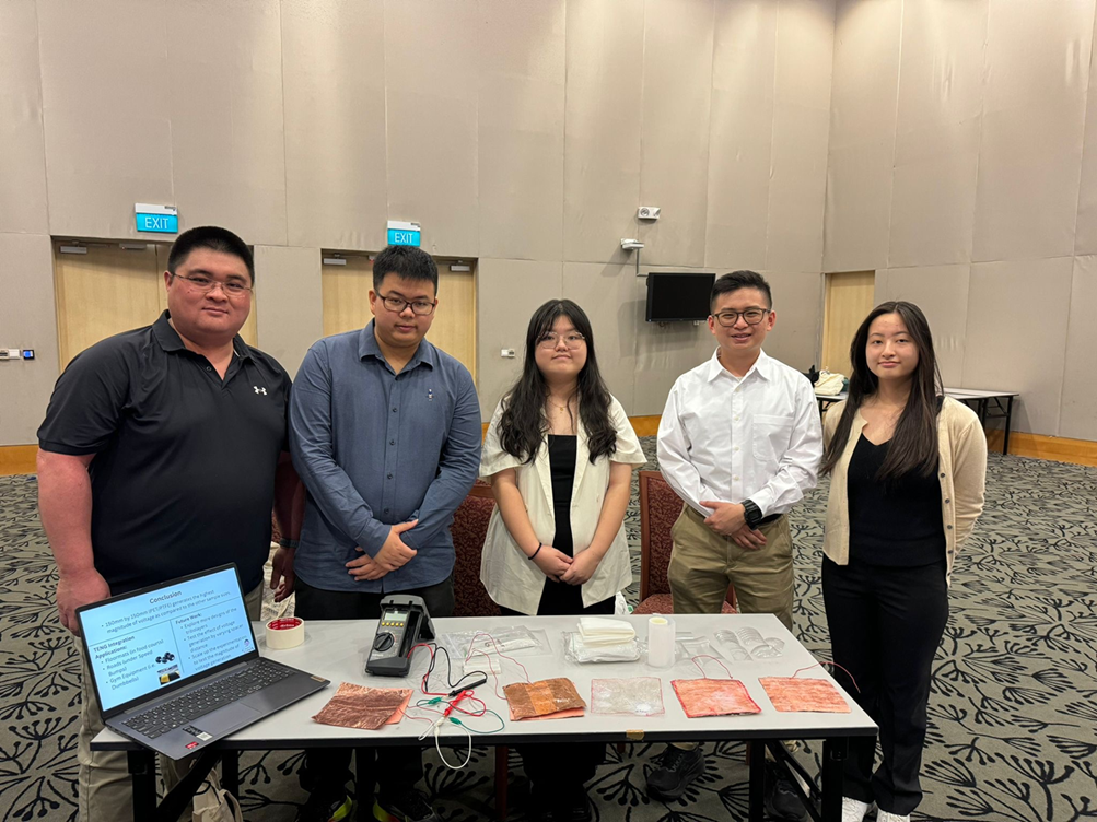 RP students who developed PolyHarvest, an award-winning clean energy device