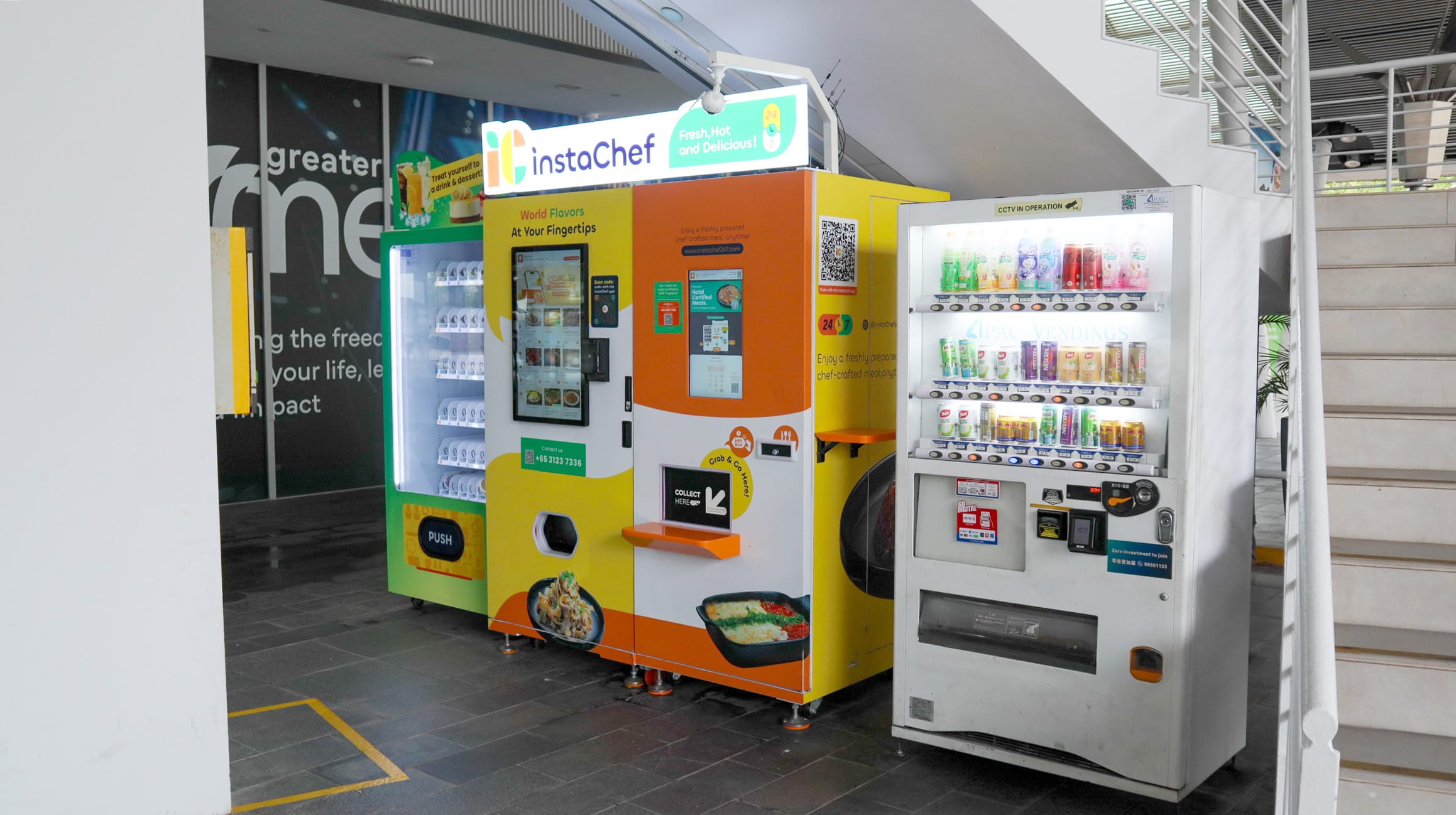 vending machines outside RPC