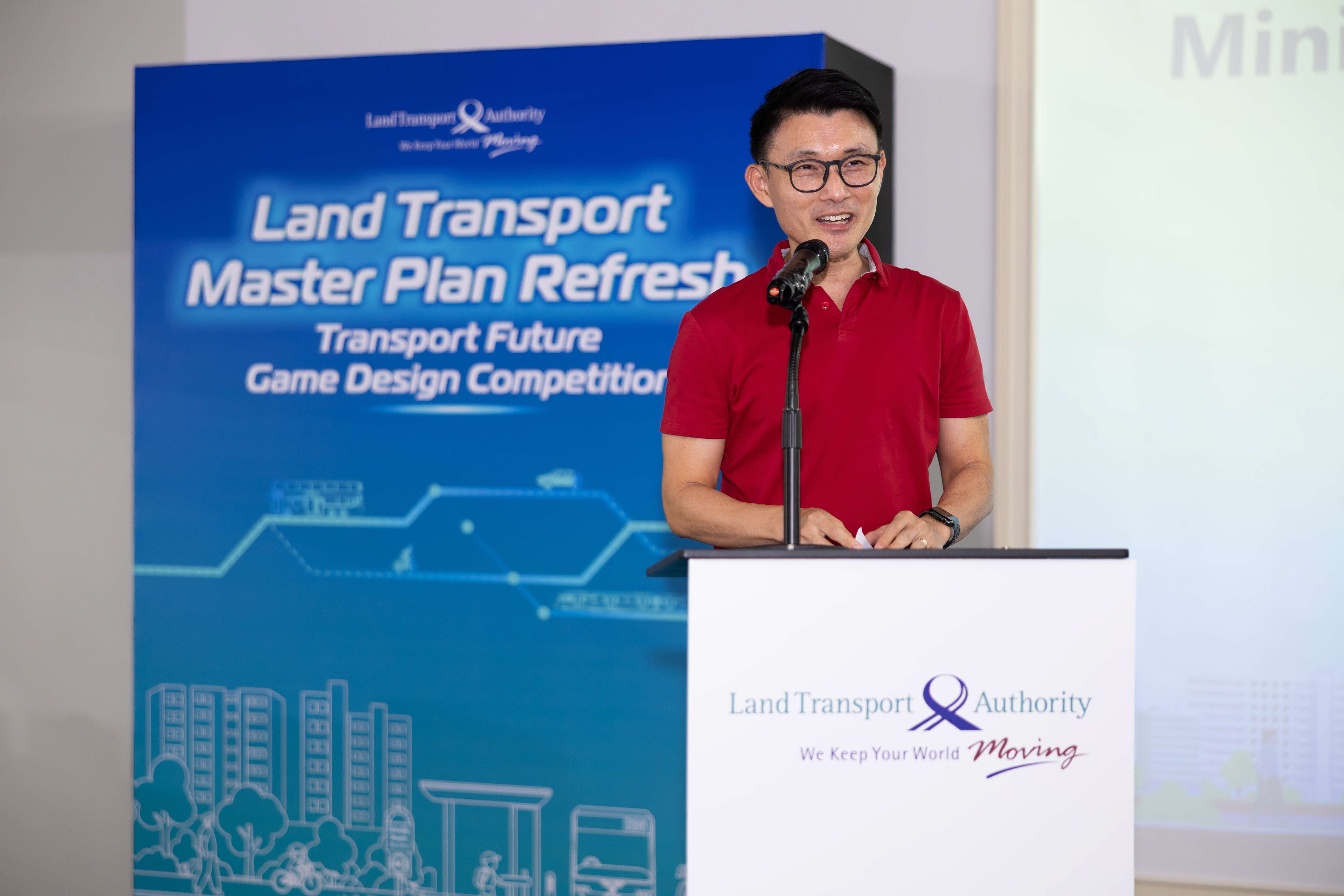 Image of MOS Mr Baey presenting at the event