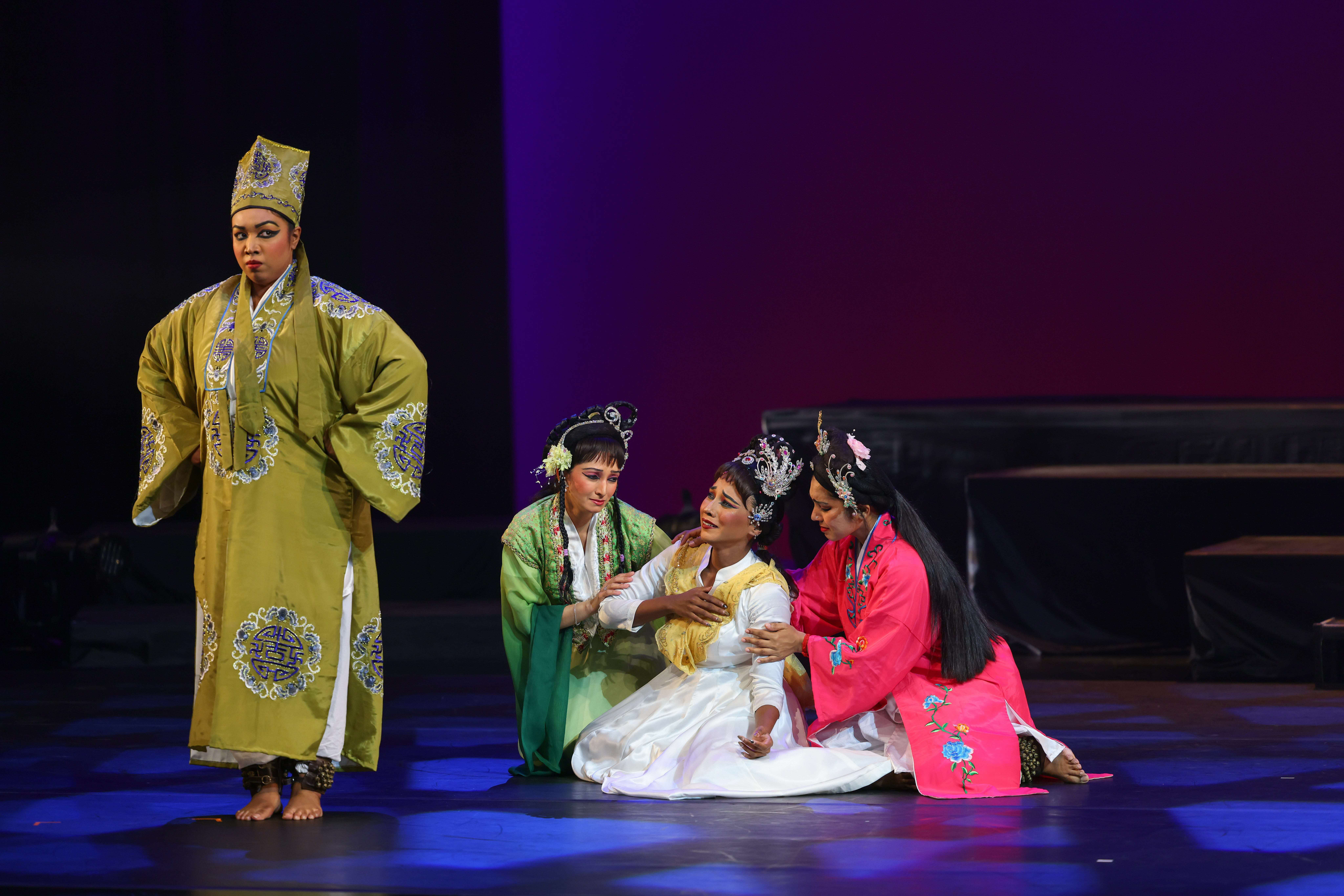 The expressive dancers of Butterfly Lovers take the stage. Image credit: Bhaskar's Arts Academy