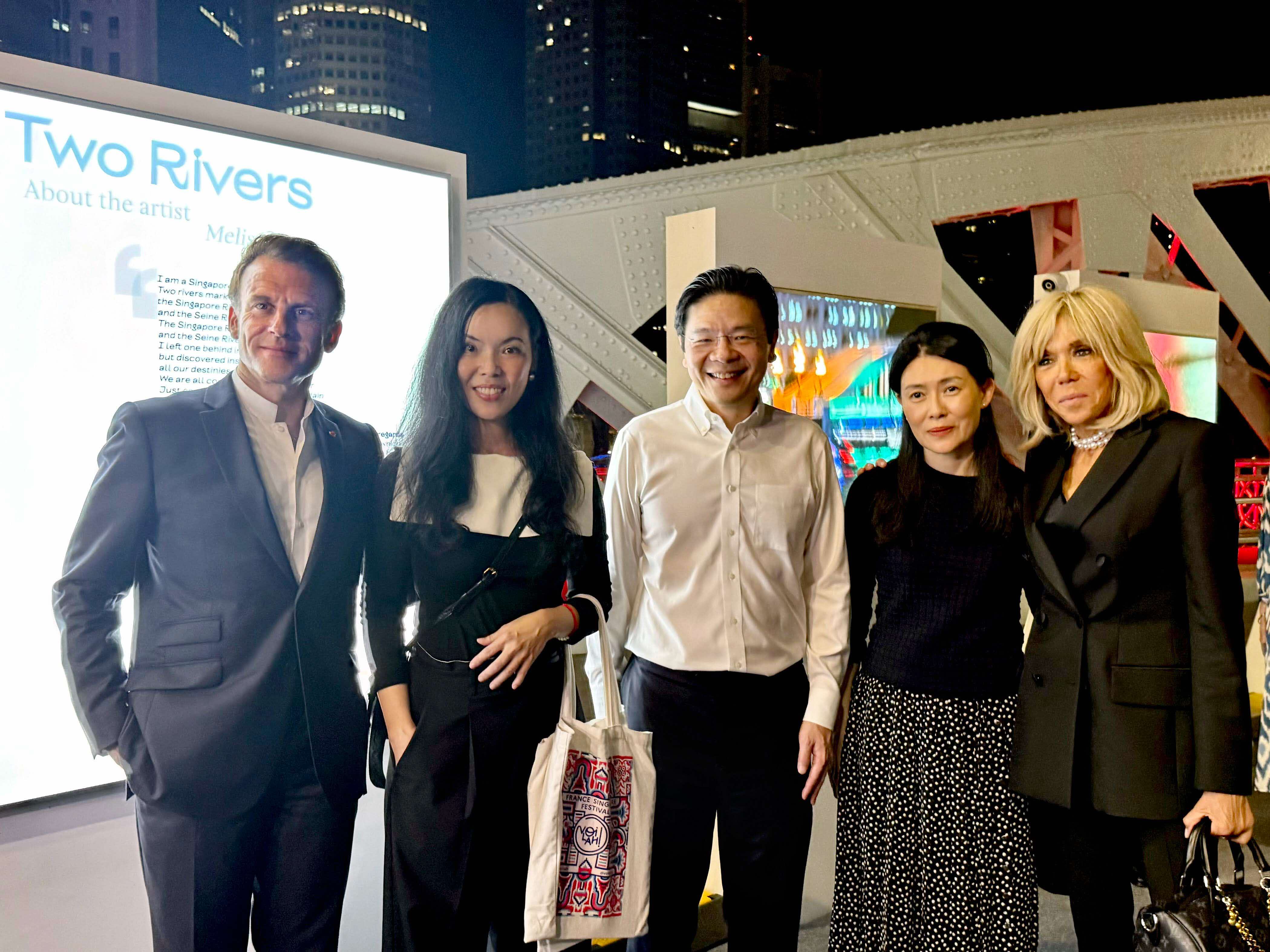Photo of Singapore PM at NAC event as a vibrant global arts hub
