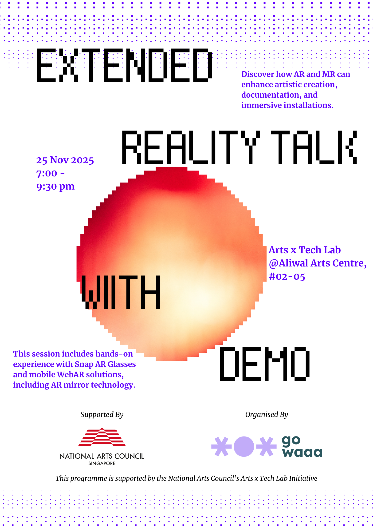 Image for Extended Reality Talk with Demonstration by Gowaa (Singapore)