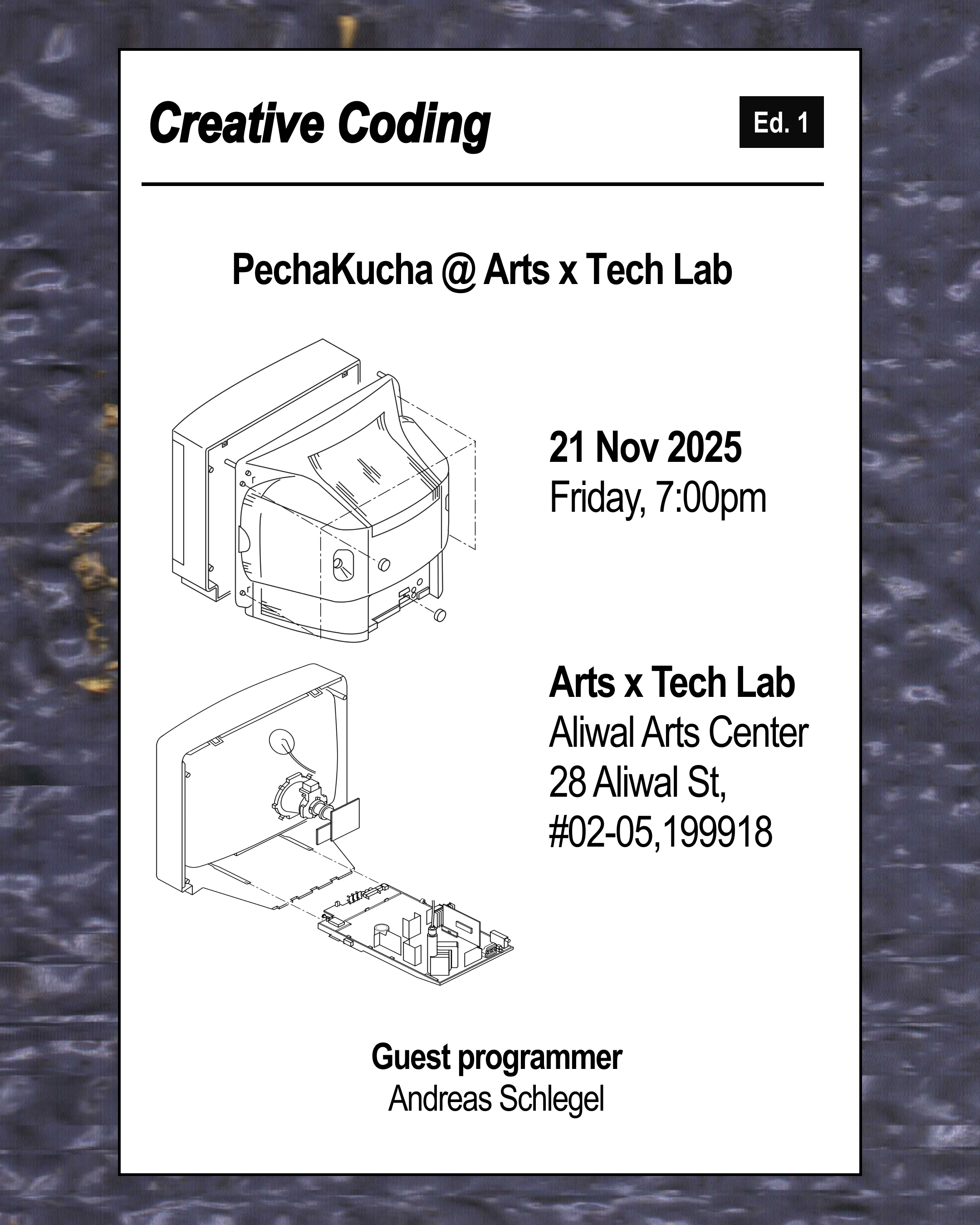 Image for Art Tech PechaKucha by Tusitala & Andreas Schlegel