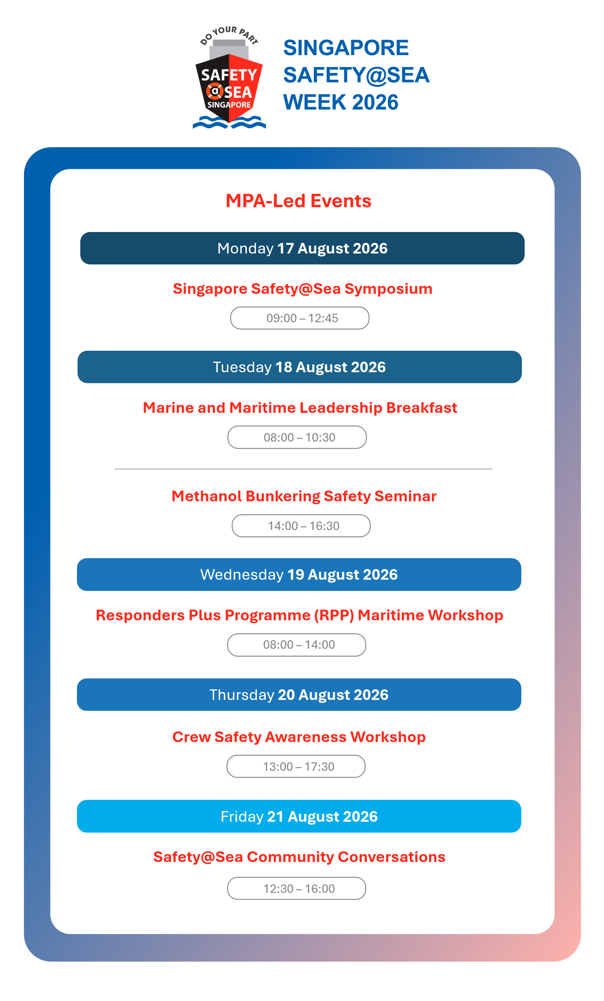 Programme Overview