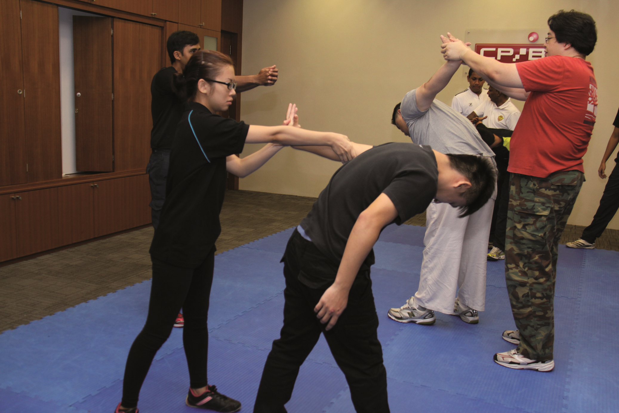 Image of officers training in specialised skills