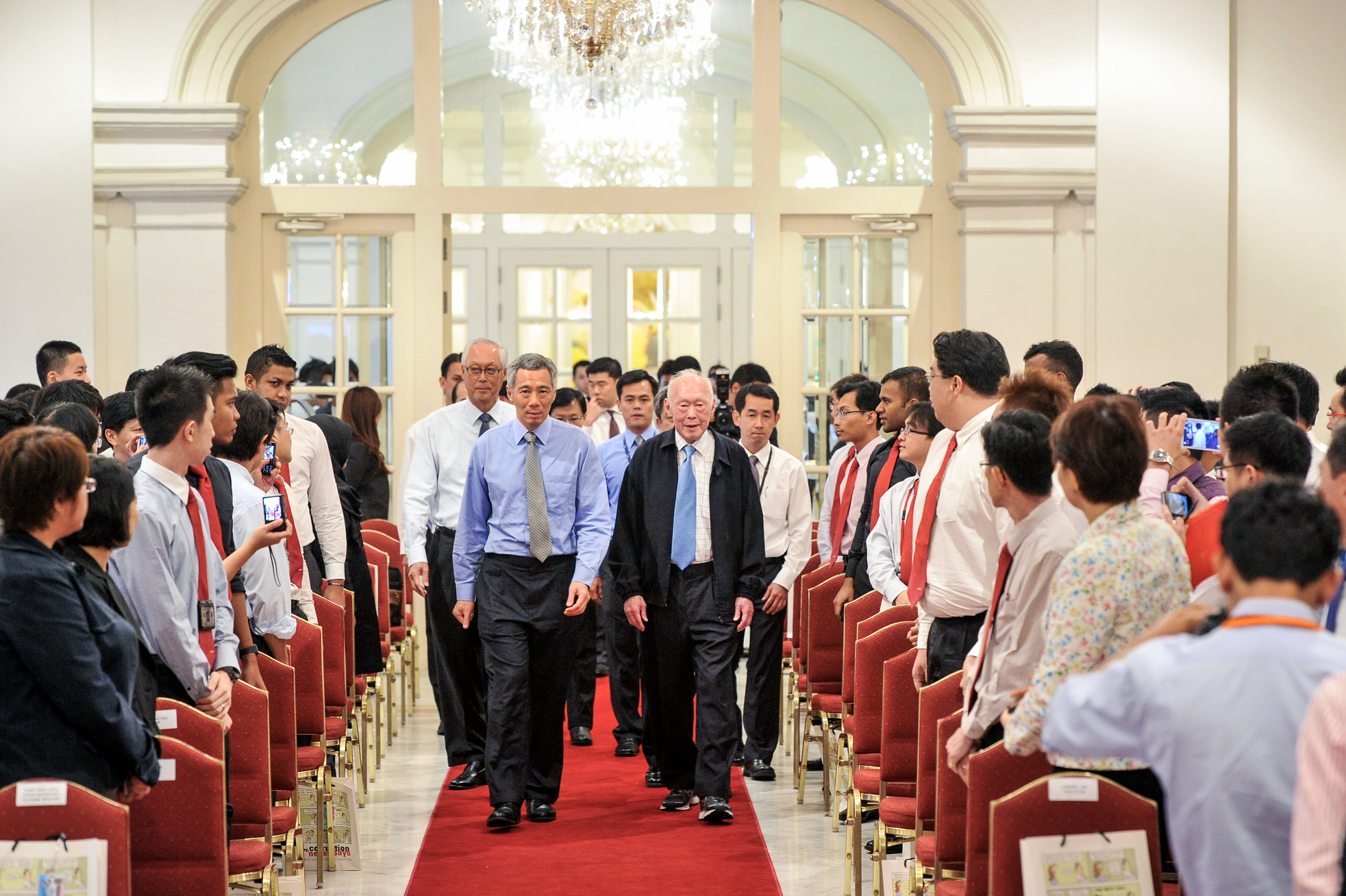 Image of founding Prime Minister, Mr Lee Kuan Yew at CPIB's 60th anniversary