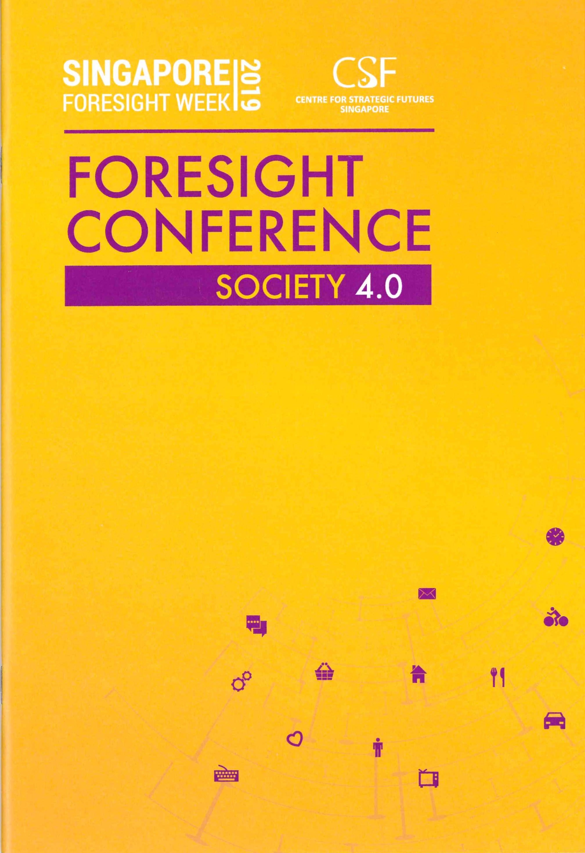 Foresight conference 2019 booklet cover