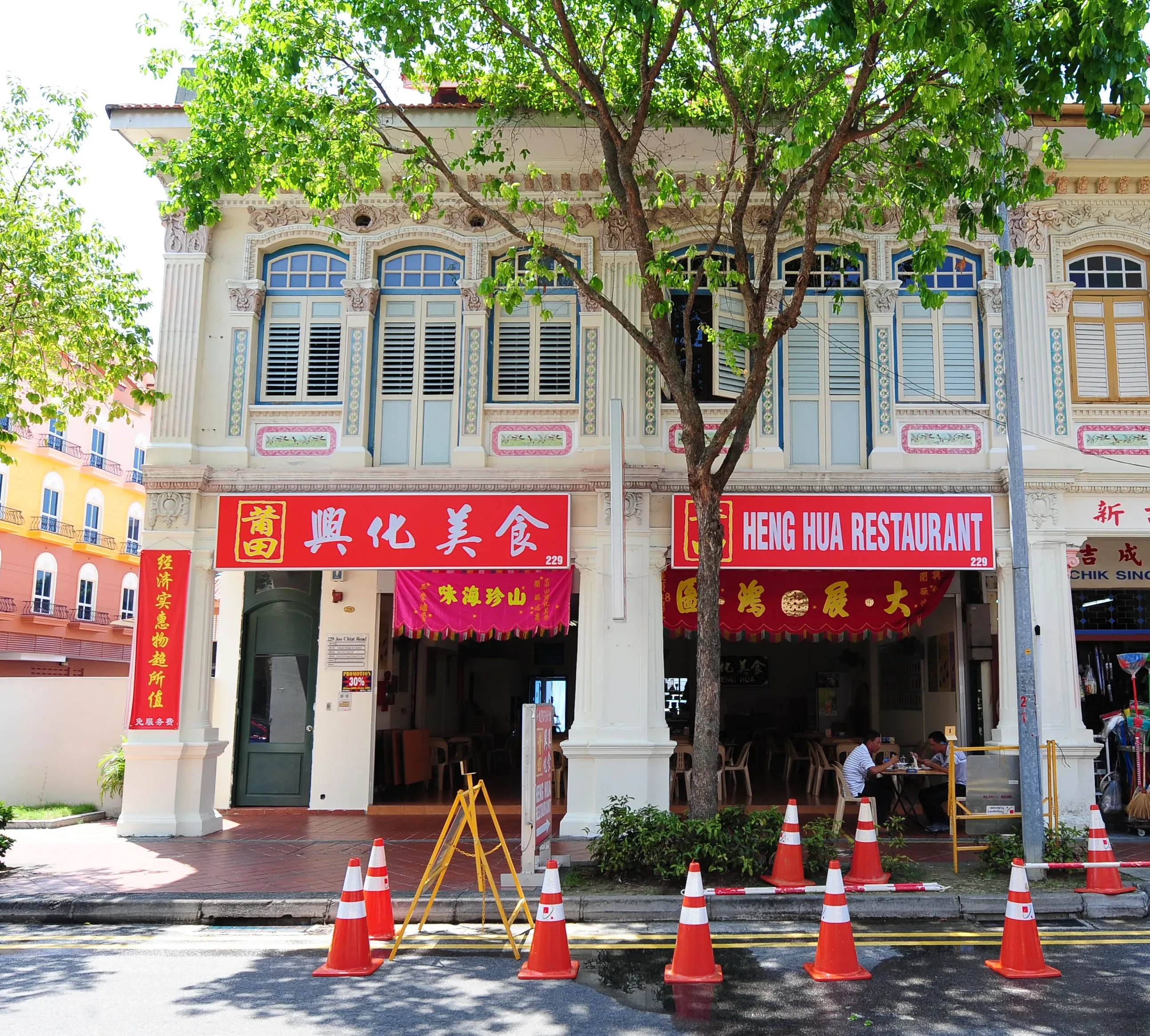 Front facade of 229 Joo Chiat Road
