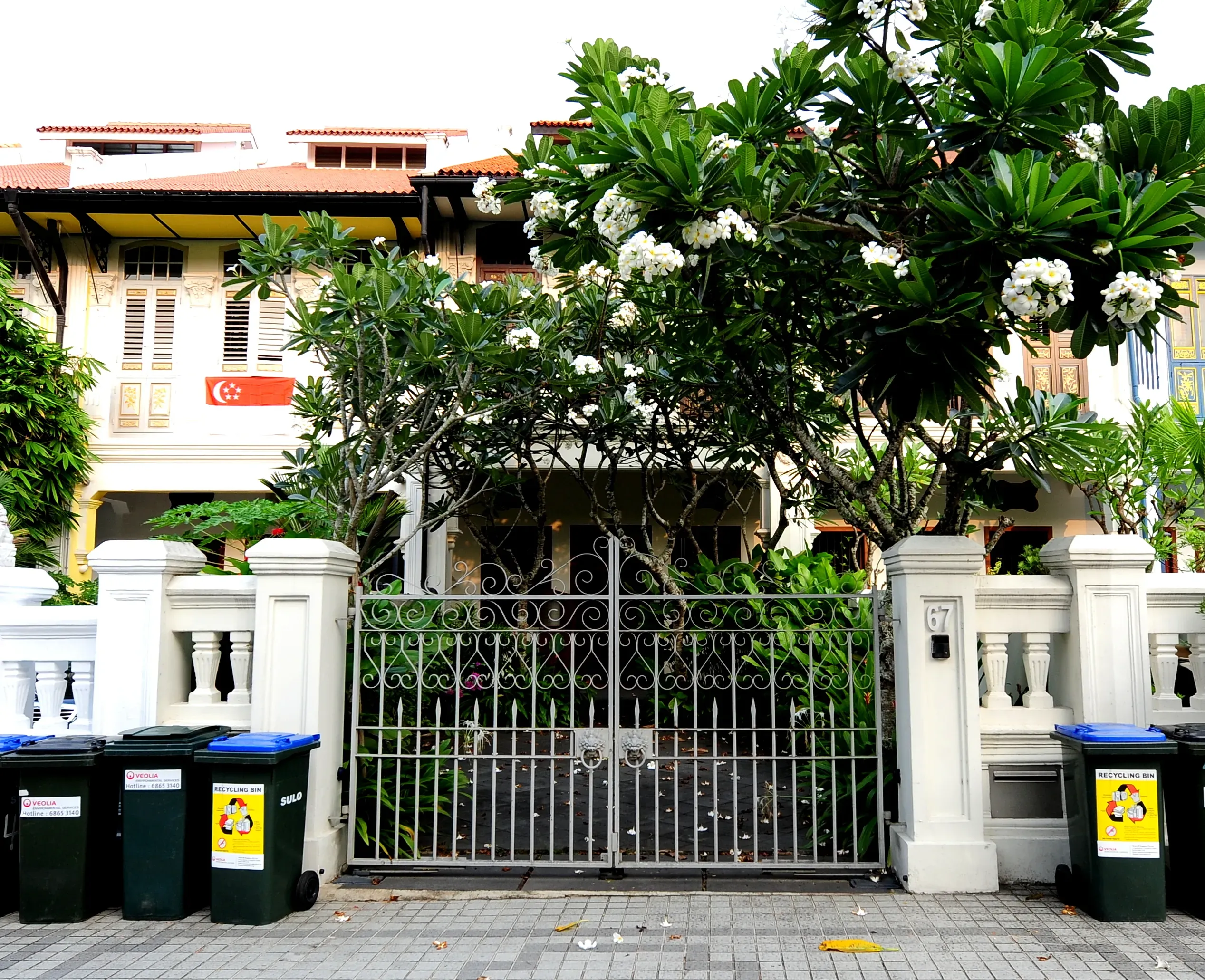 Front facade of 67 Emerald Hill Road