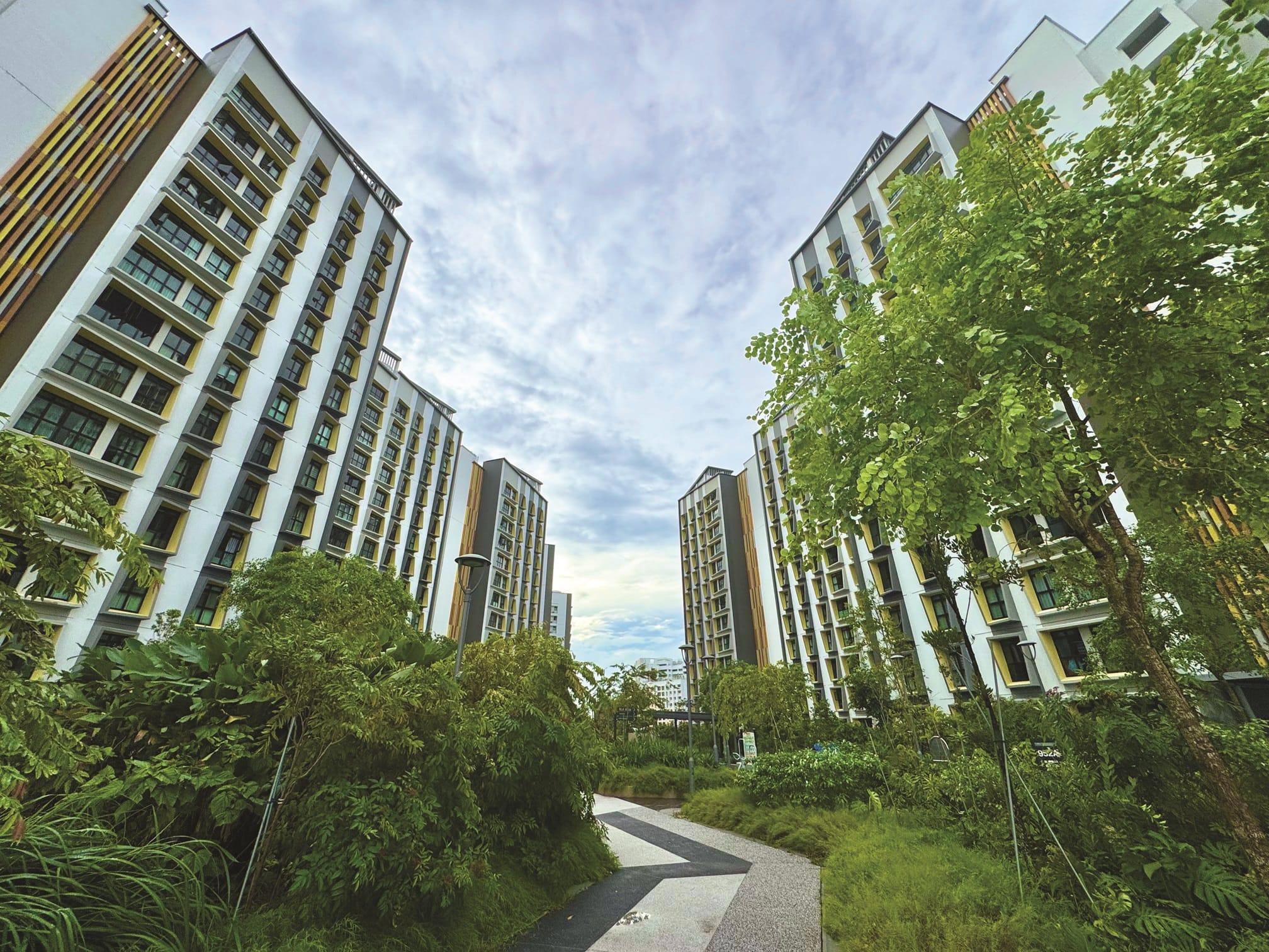 Public housing development at Tampines South