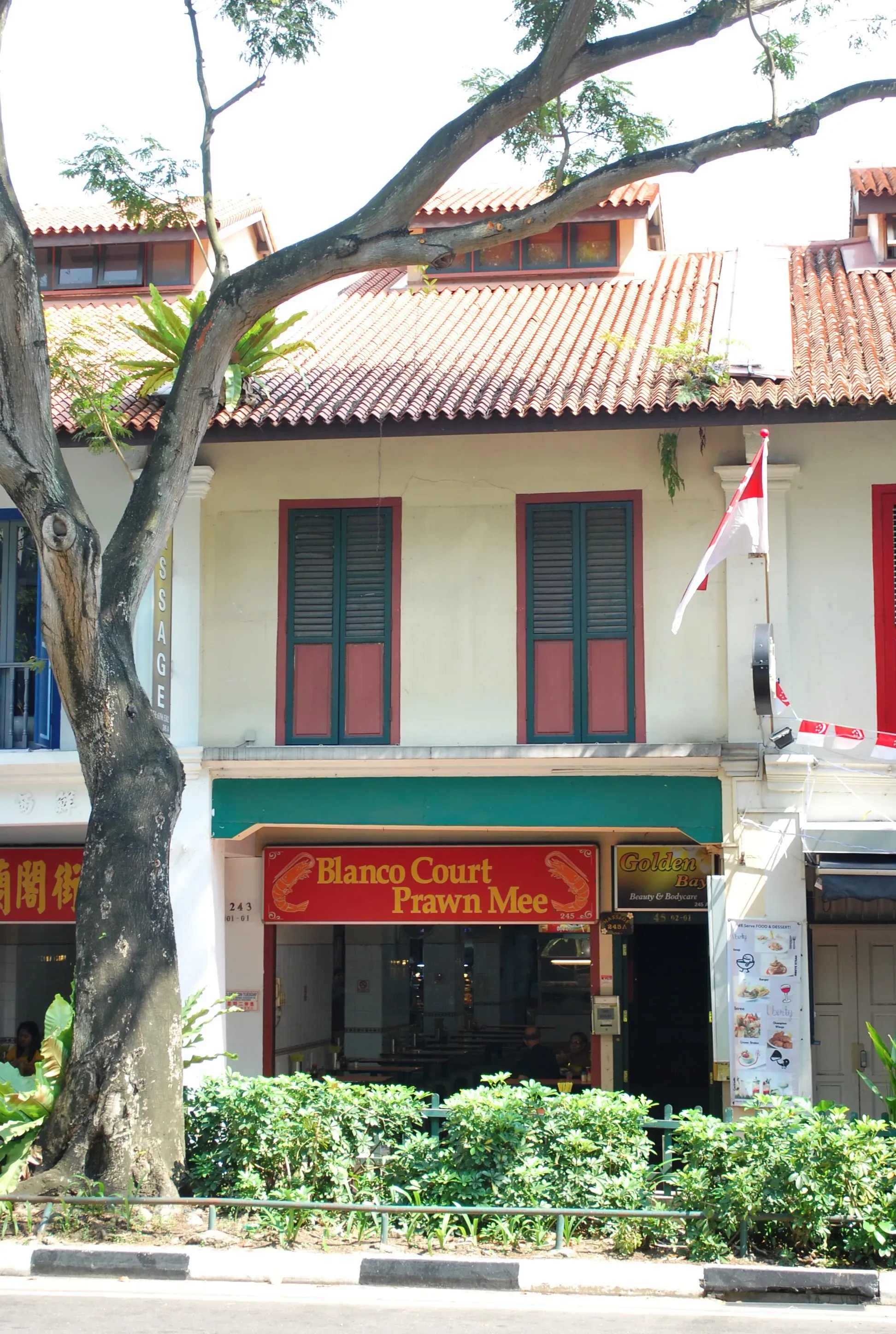 Front facade of 245 Beach Road