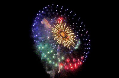 Audiences will be treated to dynamic fireworks that change colour as they burst or bloom into rings of different colours.