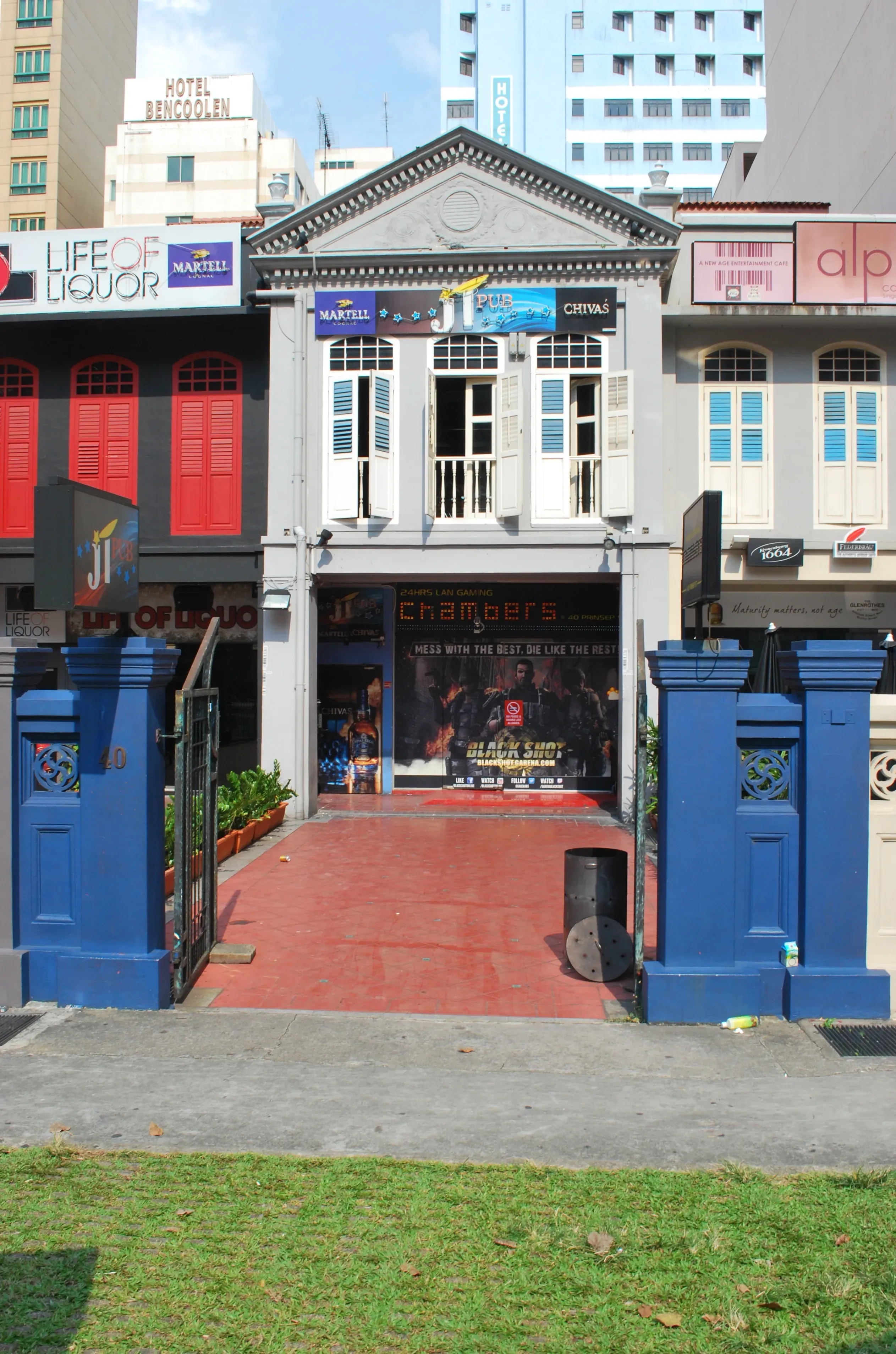 Front facade of 40 Prinsep Street