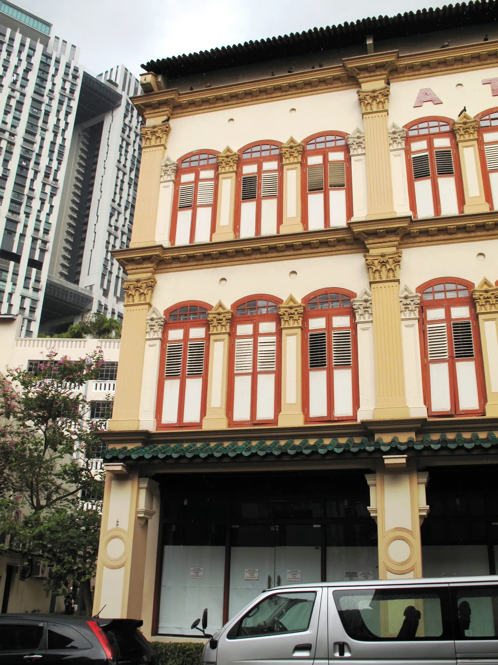 Front facade of 68 Duxton Road