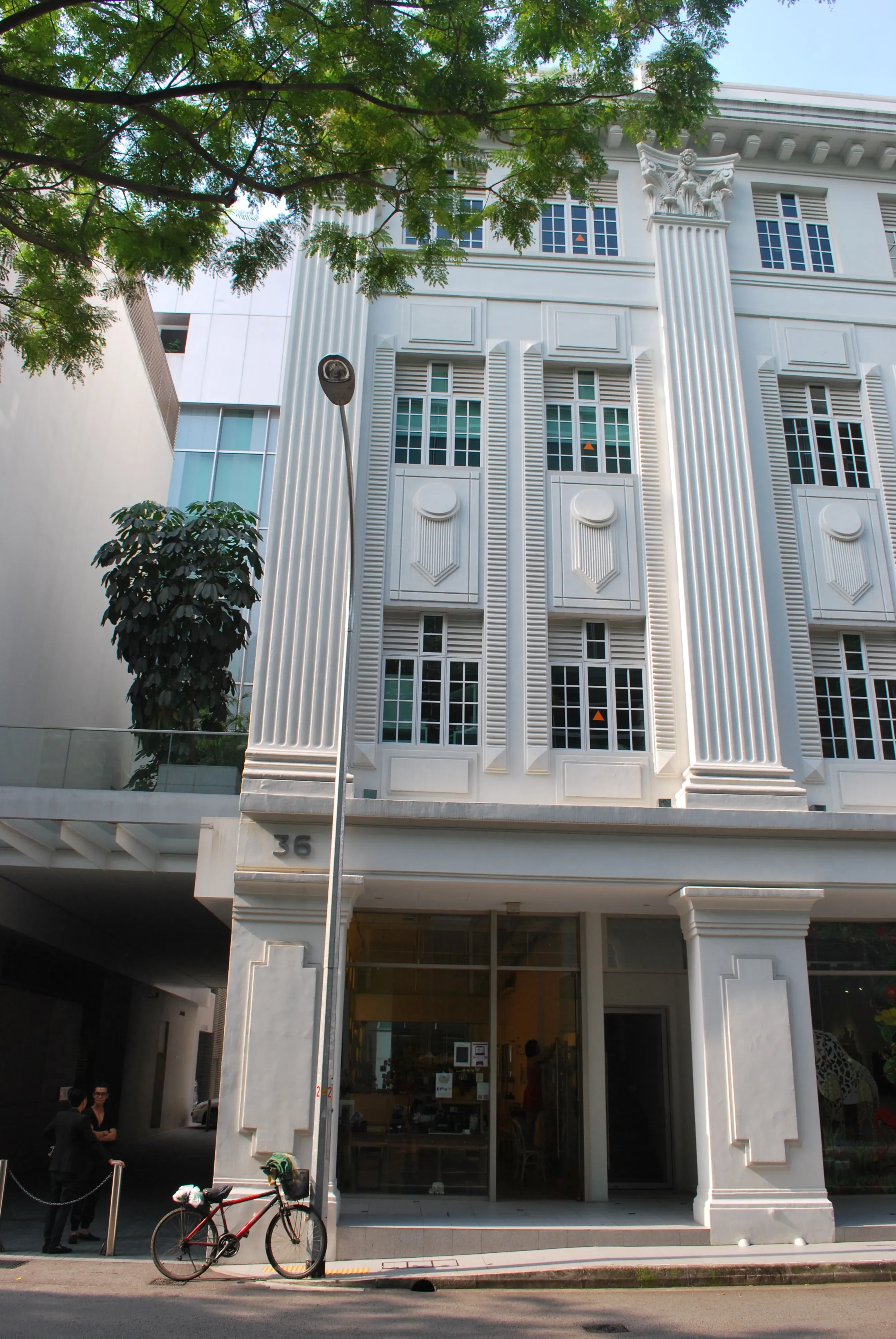 Front facade of 36 Armenian Street