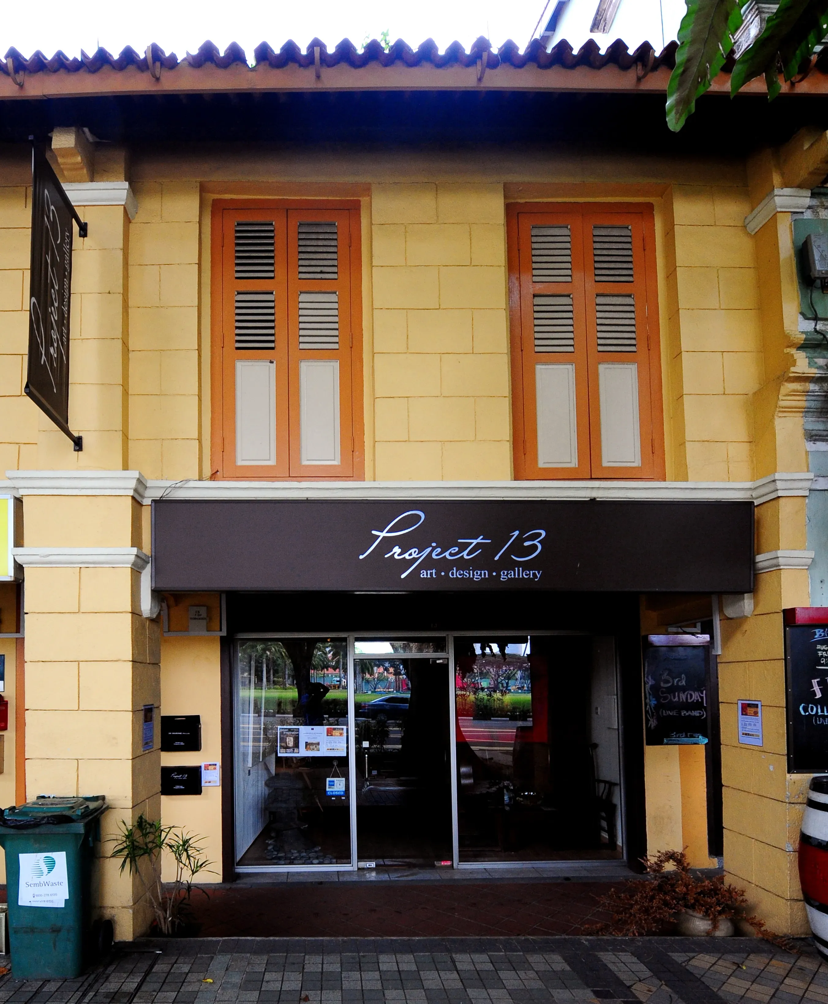 Front facade of 13 Bali Lane