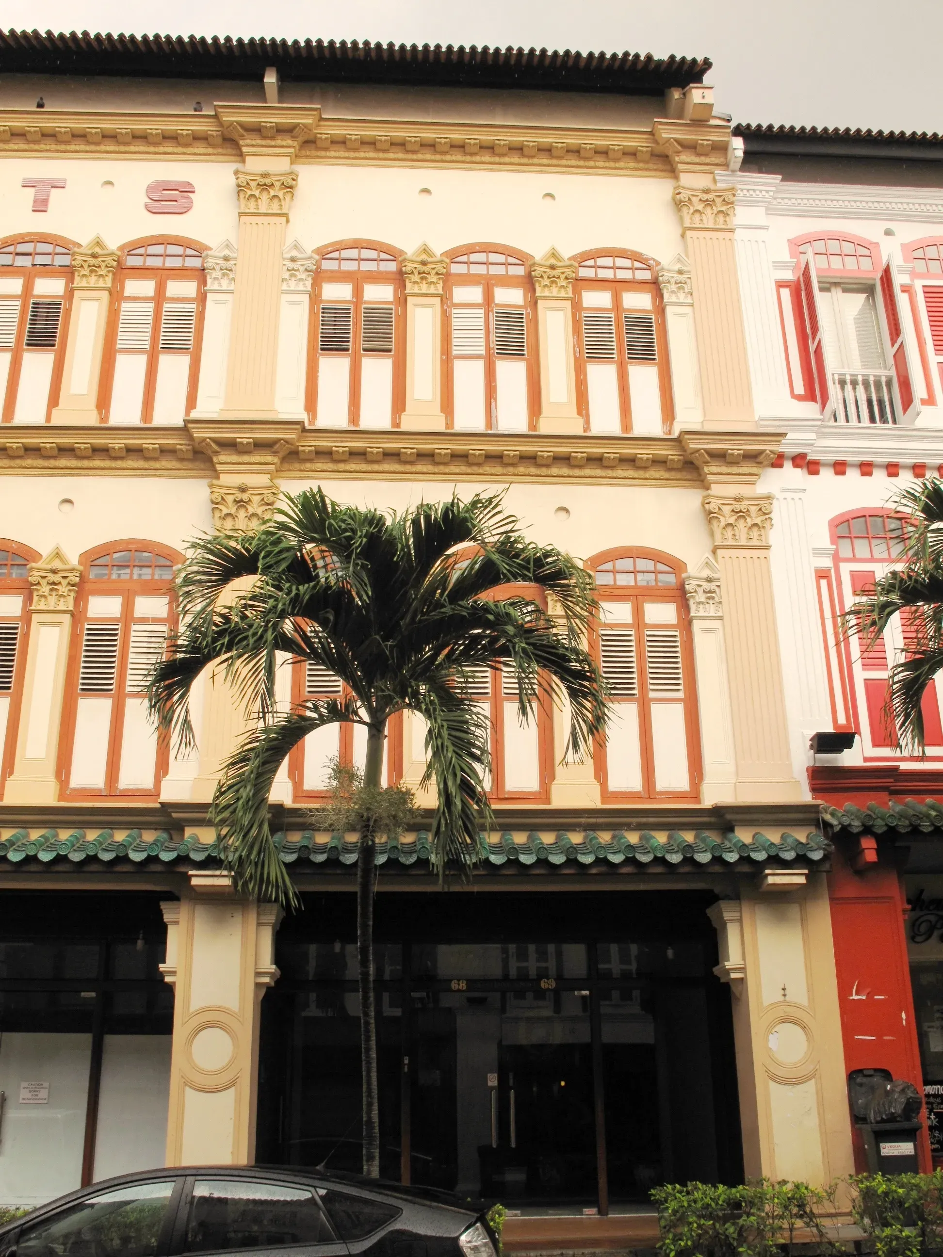 Front facade of 68 Duxton Road