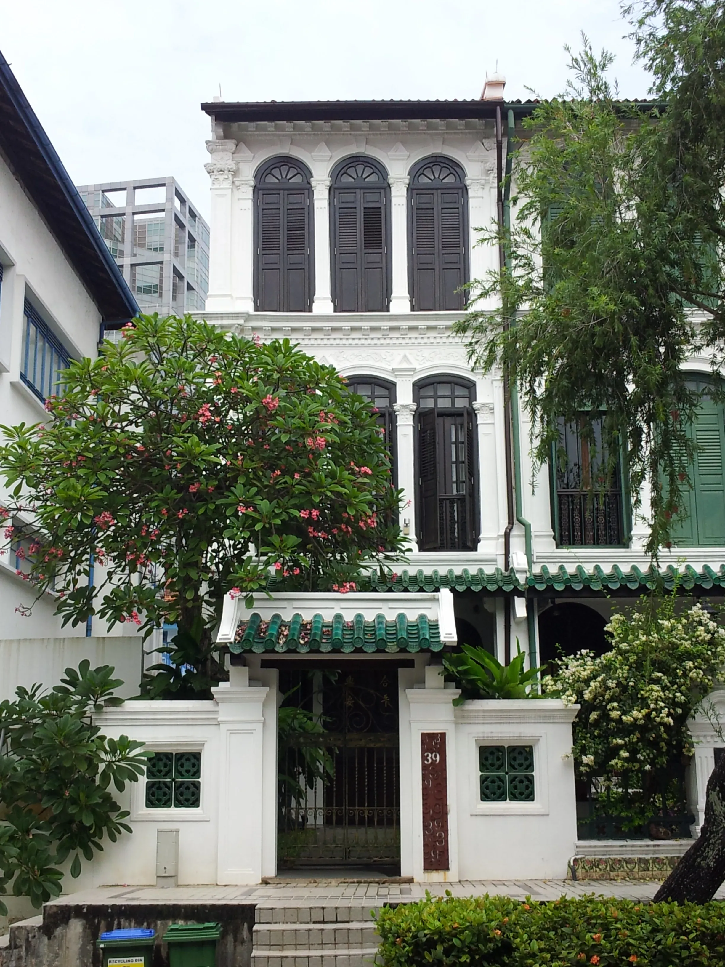 Front facade of 39 Emerald Hill Road