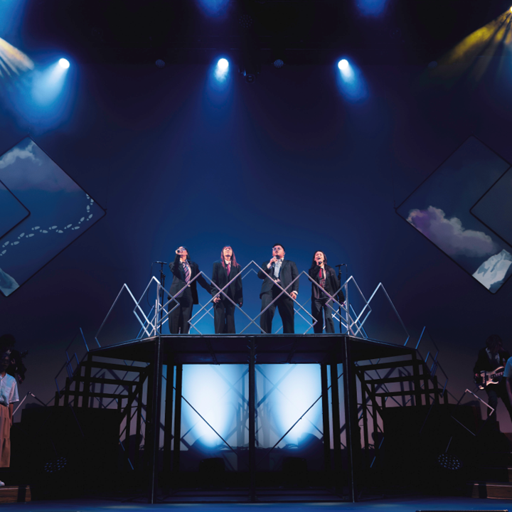 Image of TP Music Vox performing at a concert 2