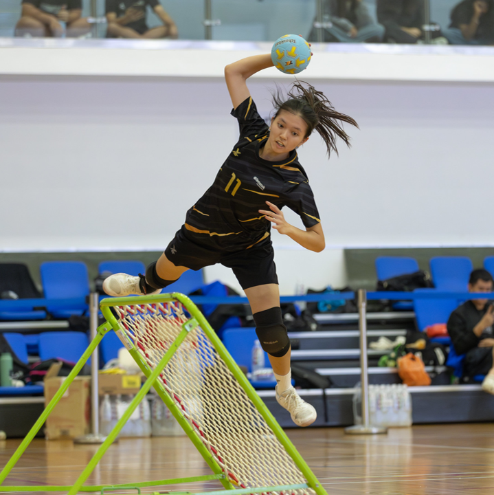Image of Tchoukball players engaging in the sport