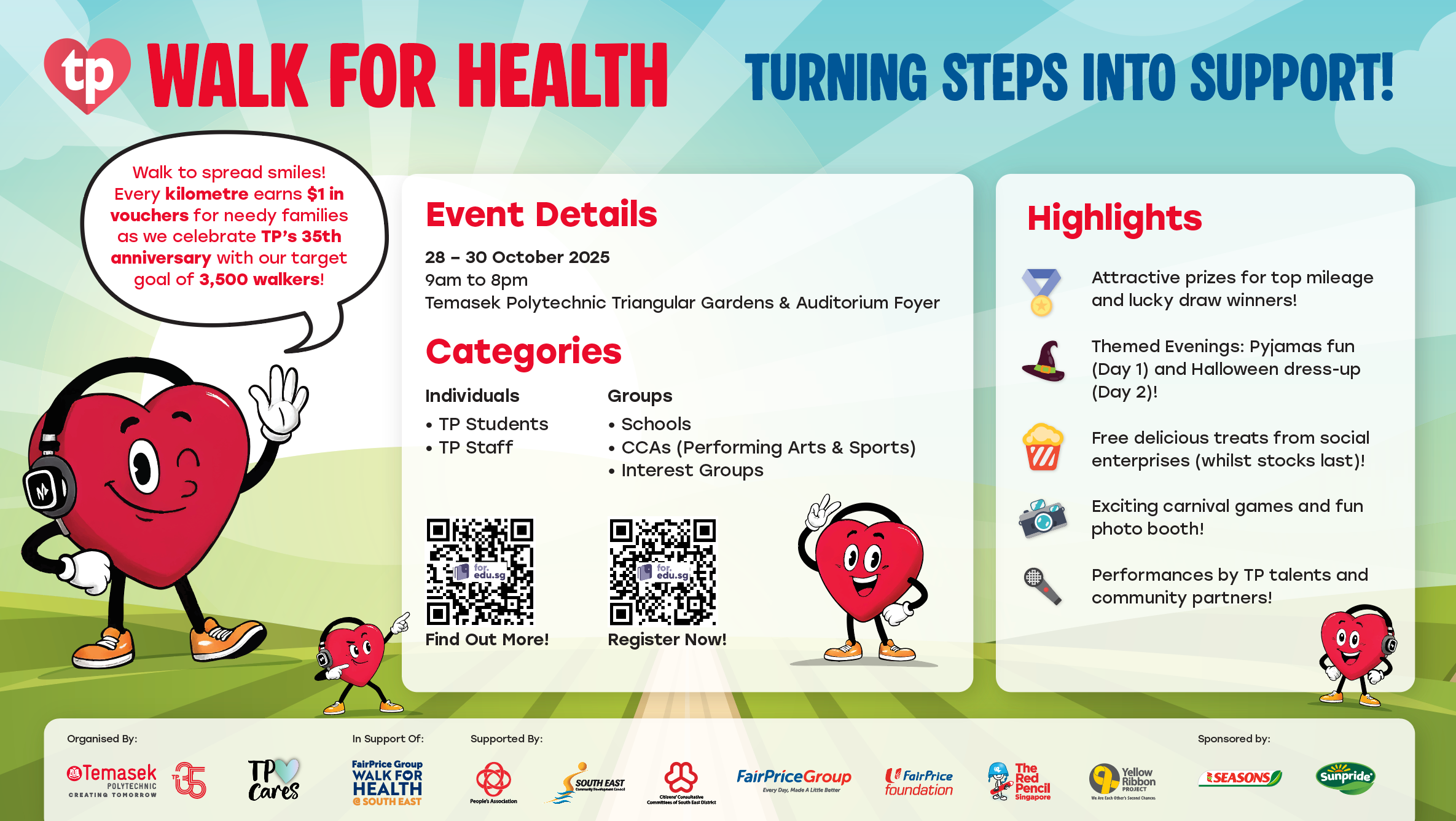 Publicity eDM for TP Walk for Health