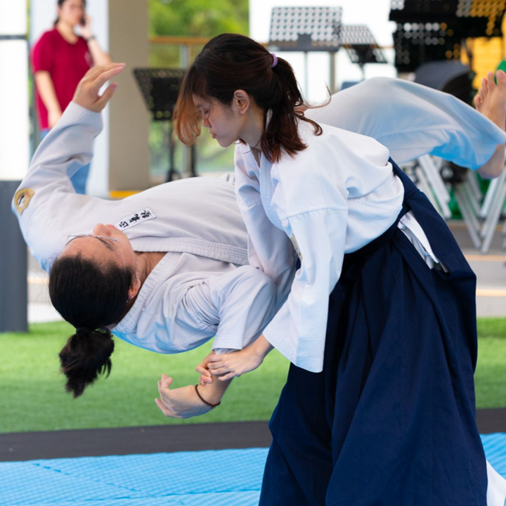 Image of an Aikido member playing the sport