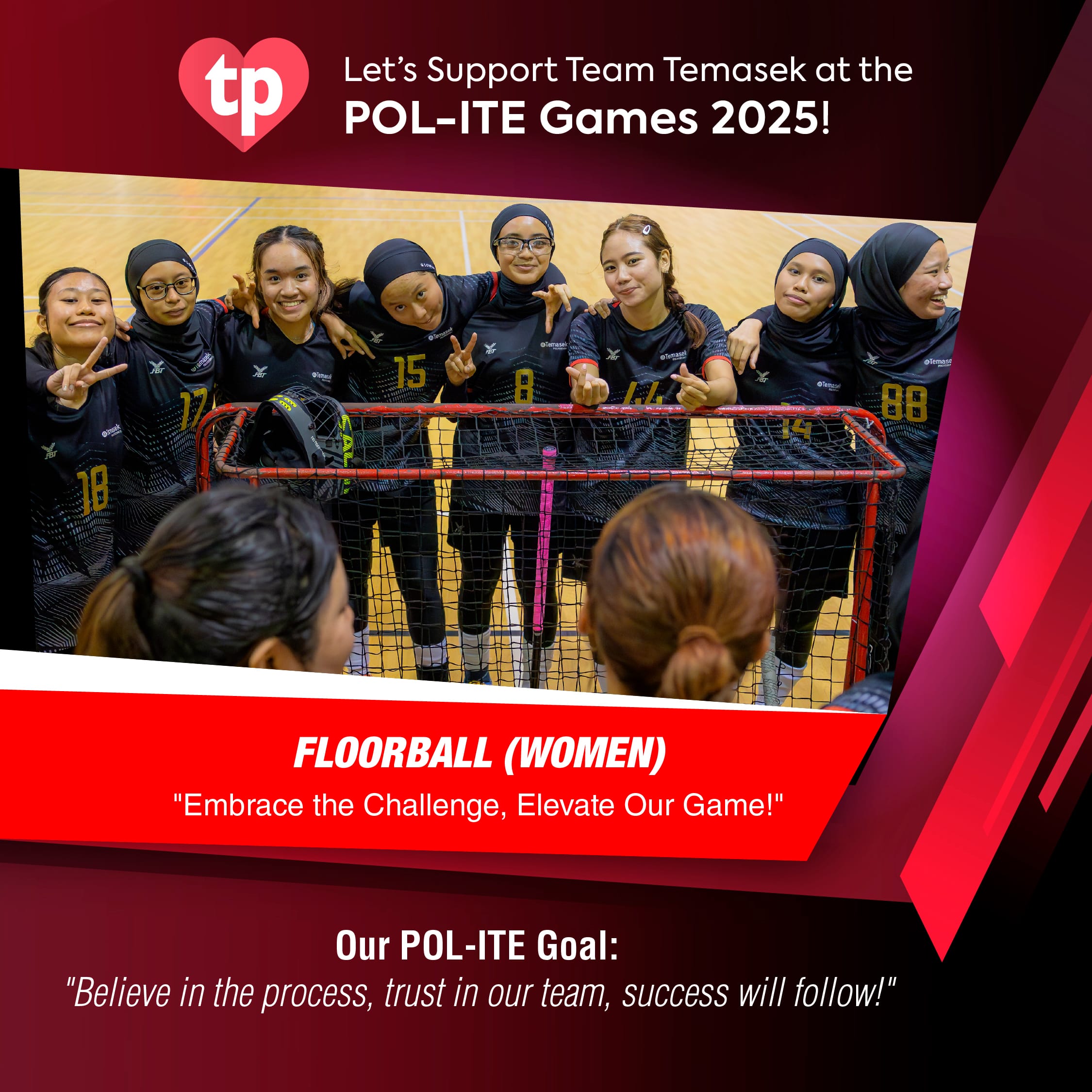 Image of TP Floorball women's team for POL-ITE Games