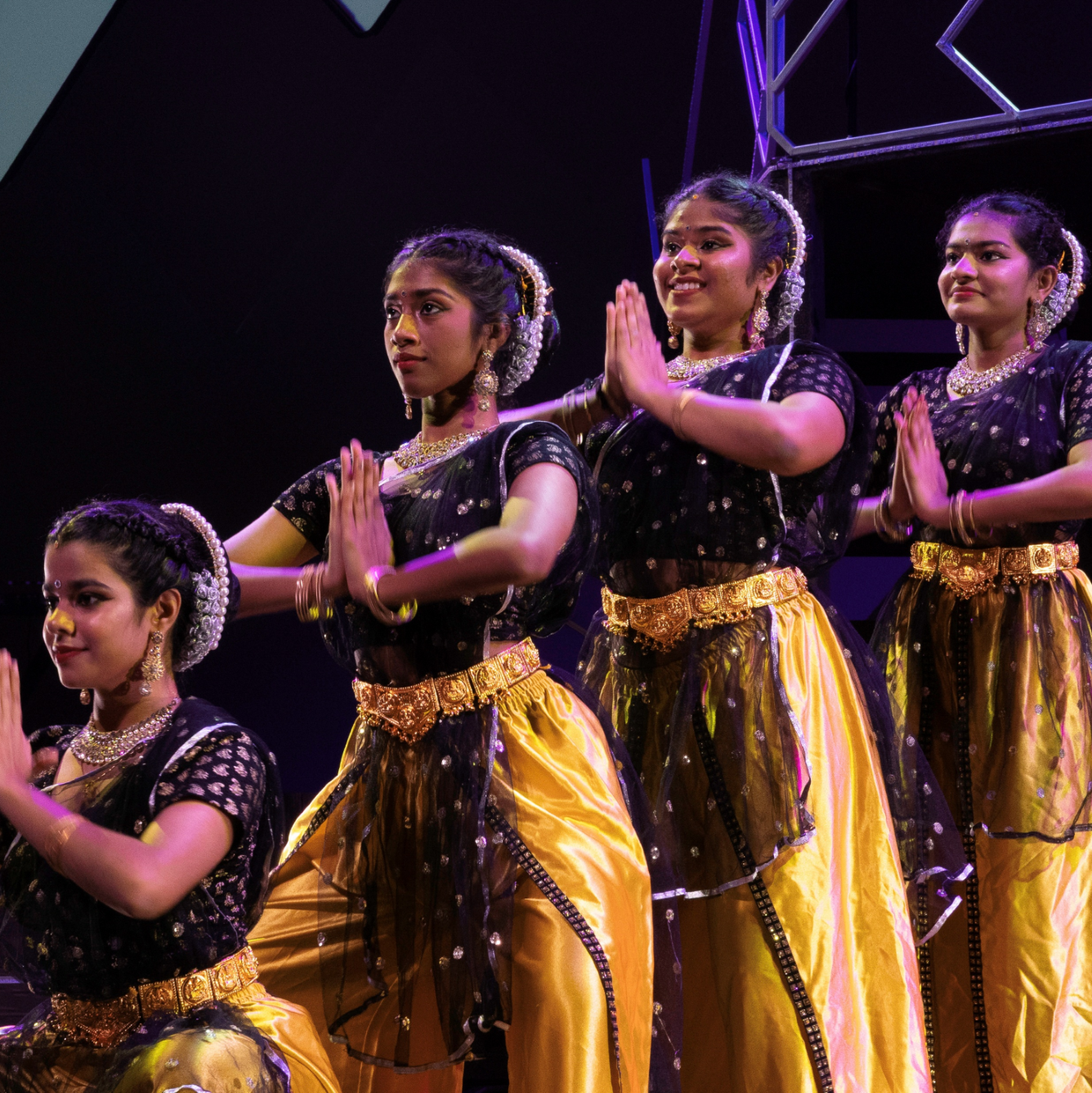 Image of TP Indian Dance Group performing at a concert 1