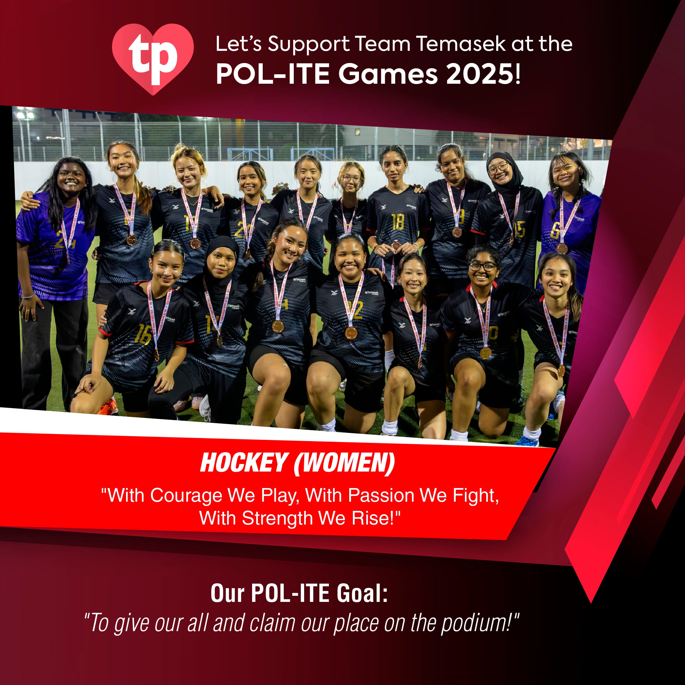 Image of TP Hockey women's team for POL-ITE Games
