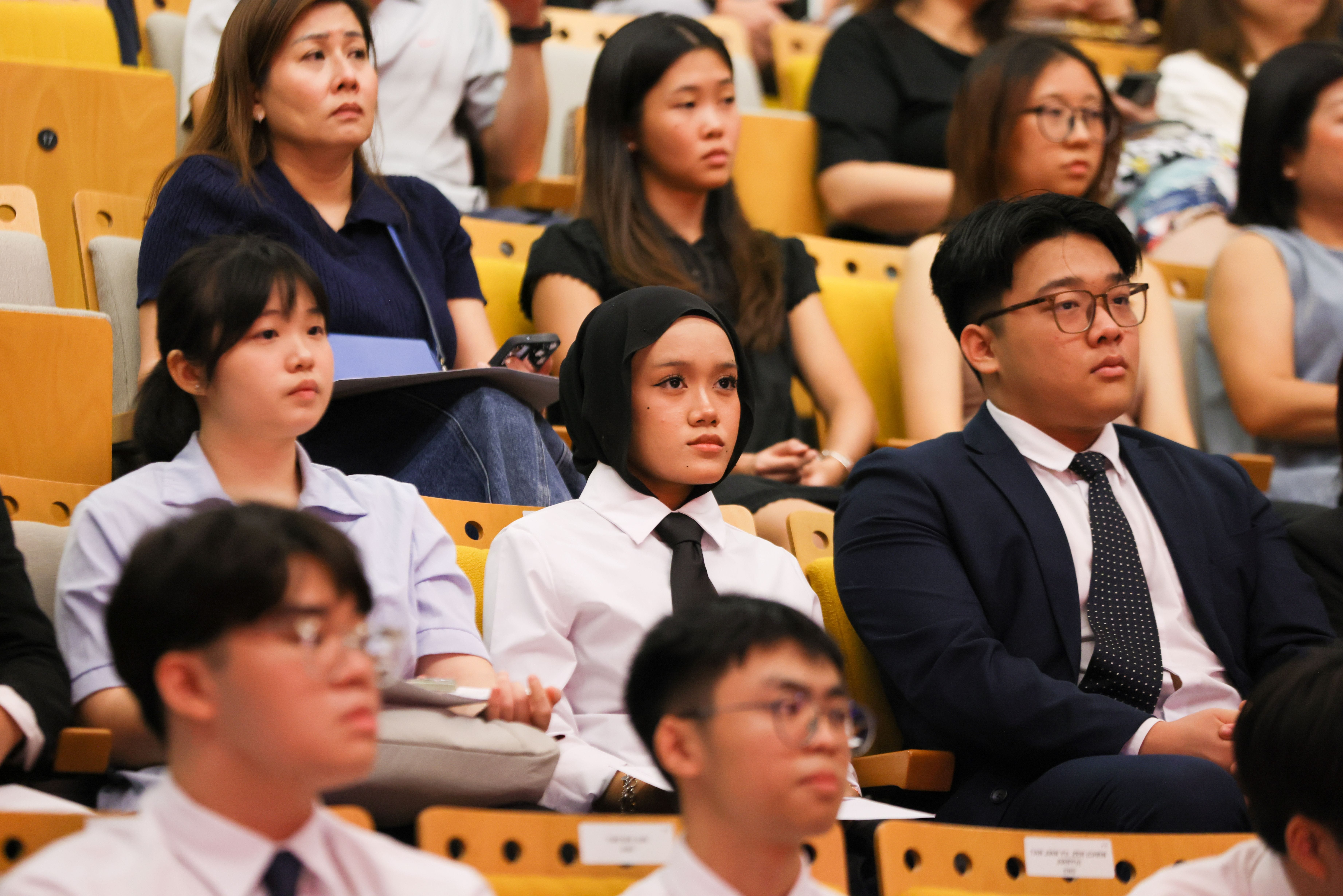 Image of the audience viewing the proceedings at the TP Scholarships Presentation