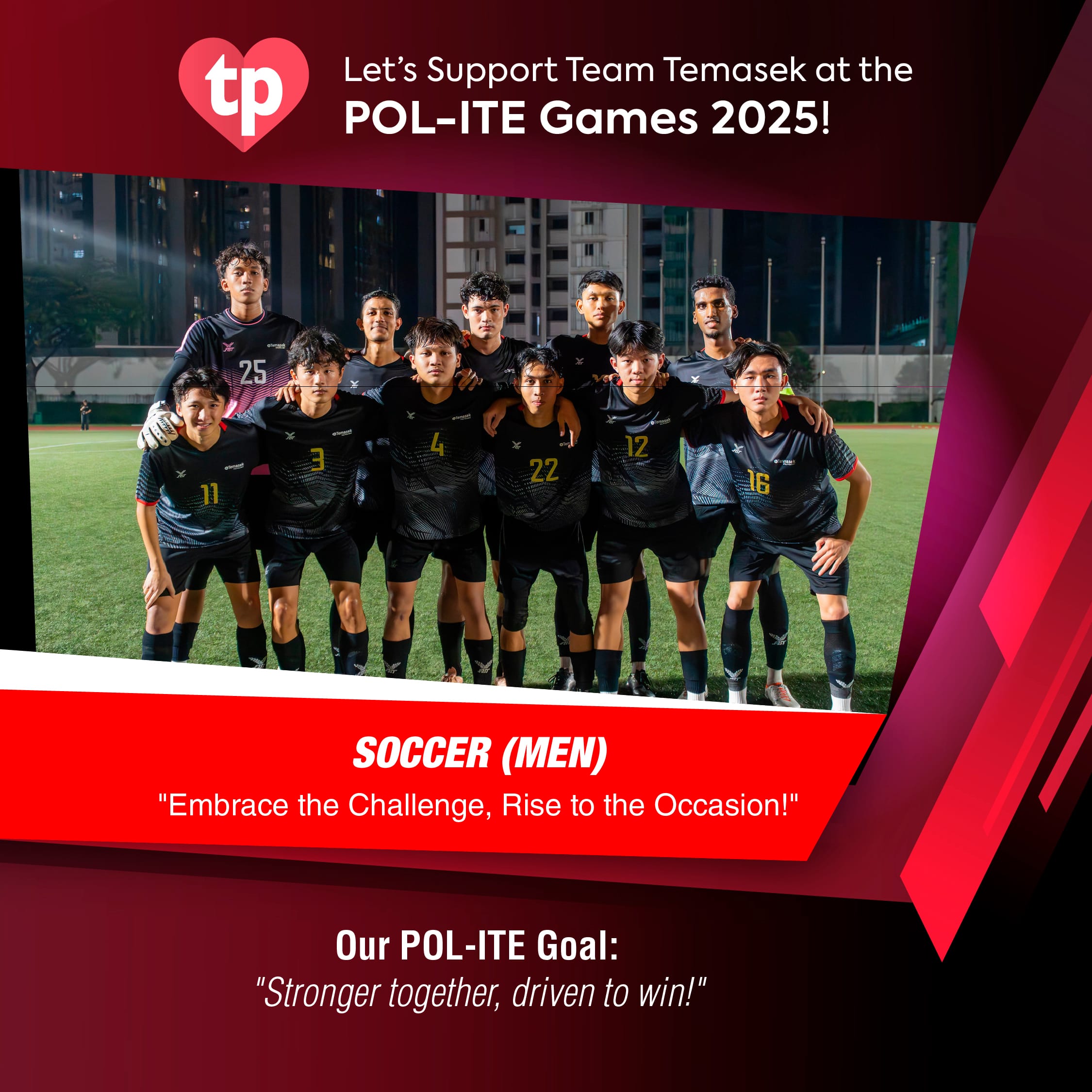 Image of TP Soccer men's team for POL-ITE Games