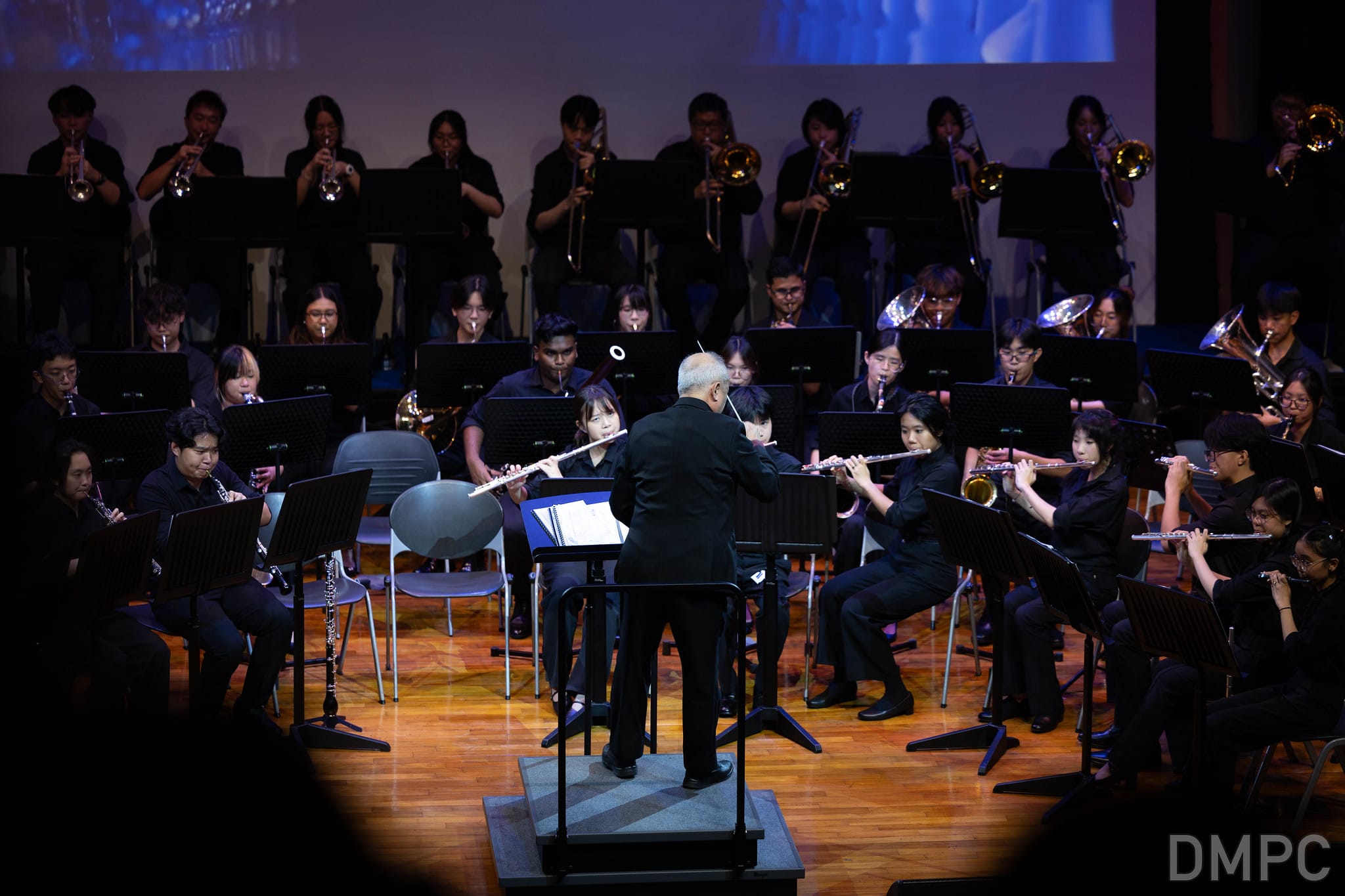 Image of Temasek Polytechnic Band performing at a concert
