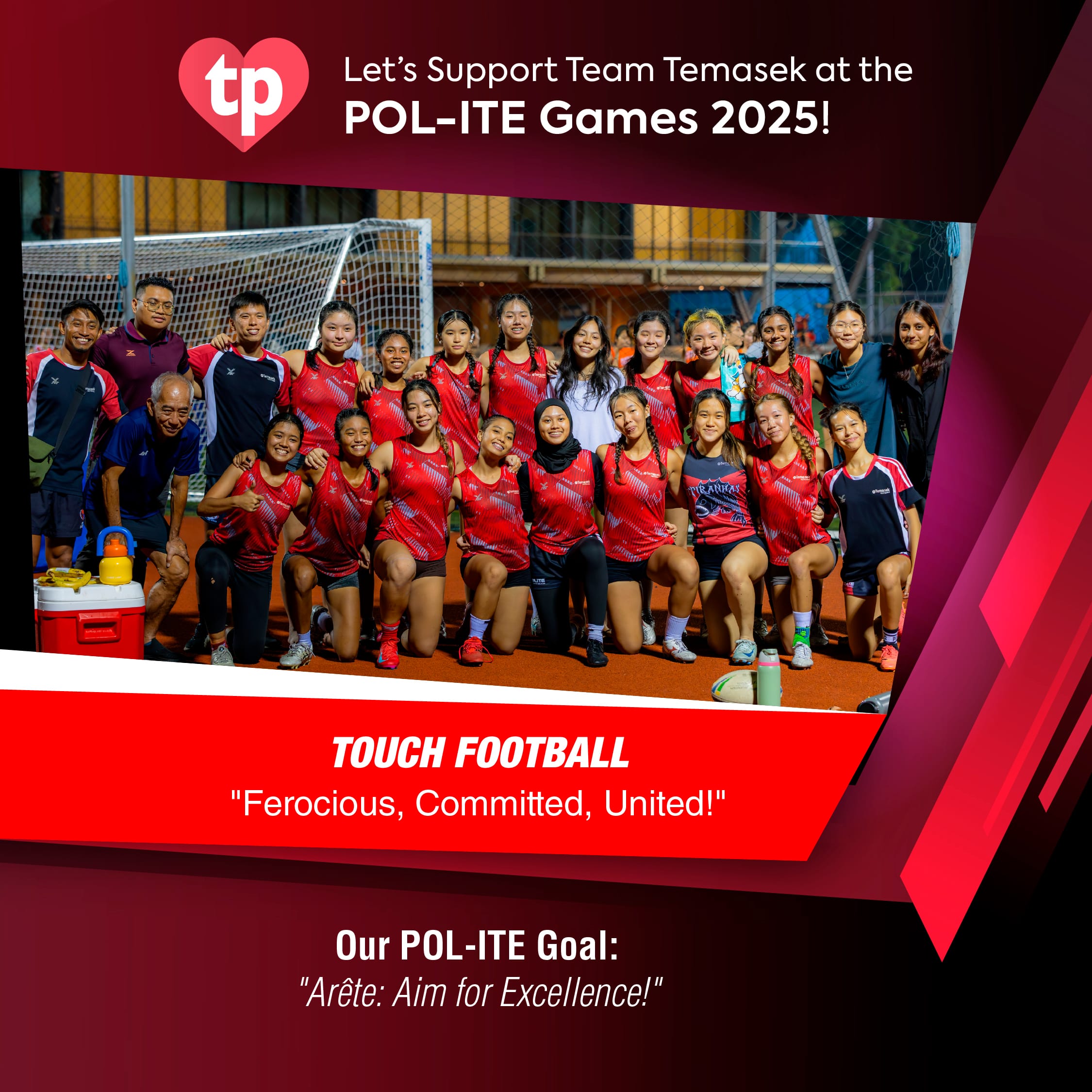 Image of TP Touch Football team for POL-ITE Games