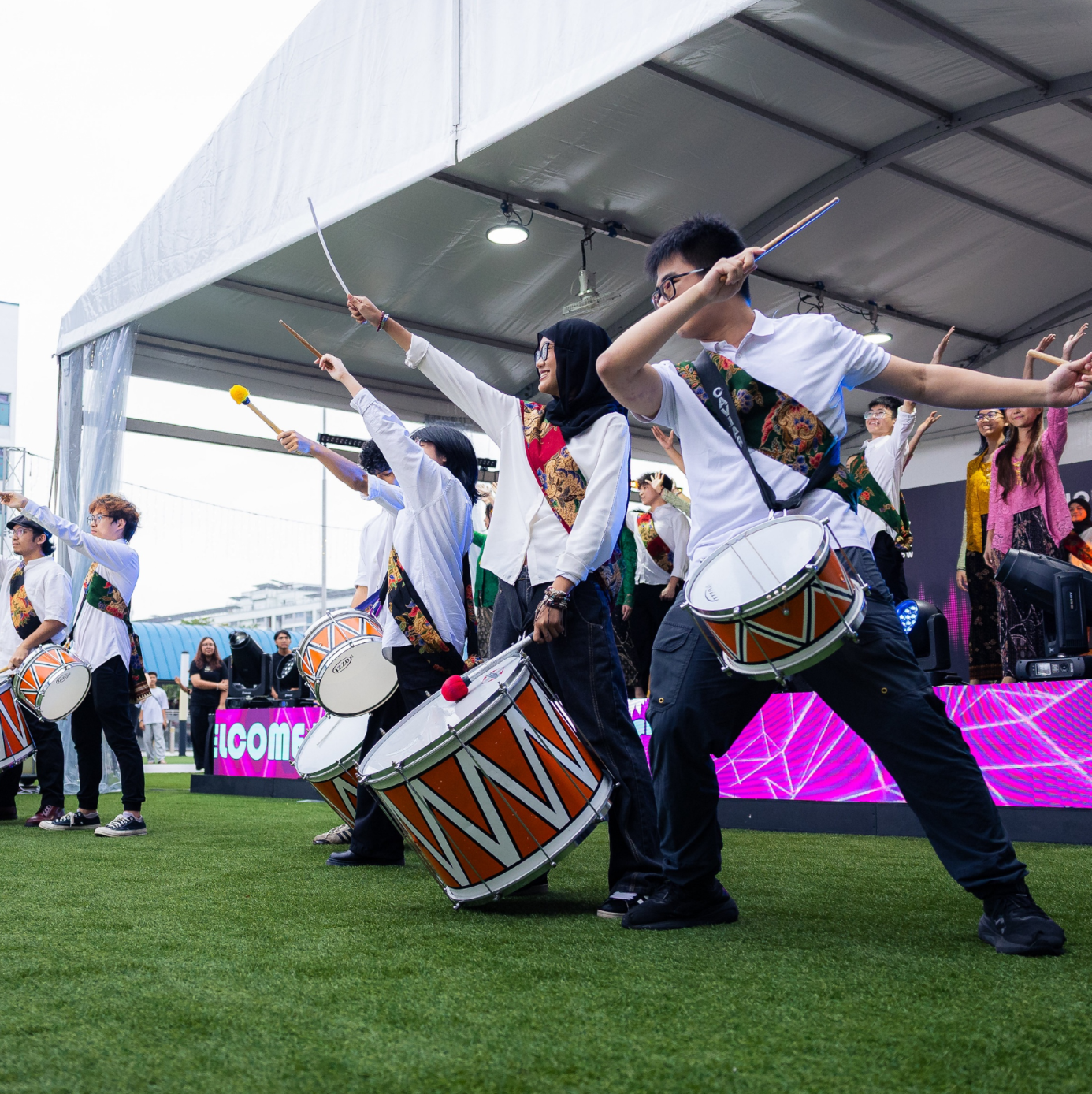 Image of TP Fusion Percussion performing at a concert 3