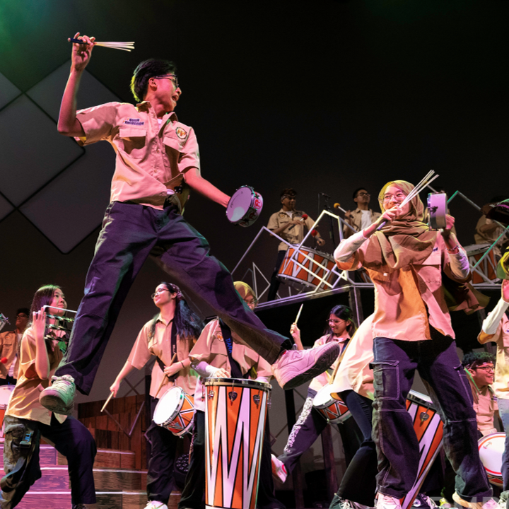 Image of TP Fusion Percussion performing at a concert 2