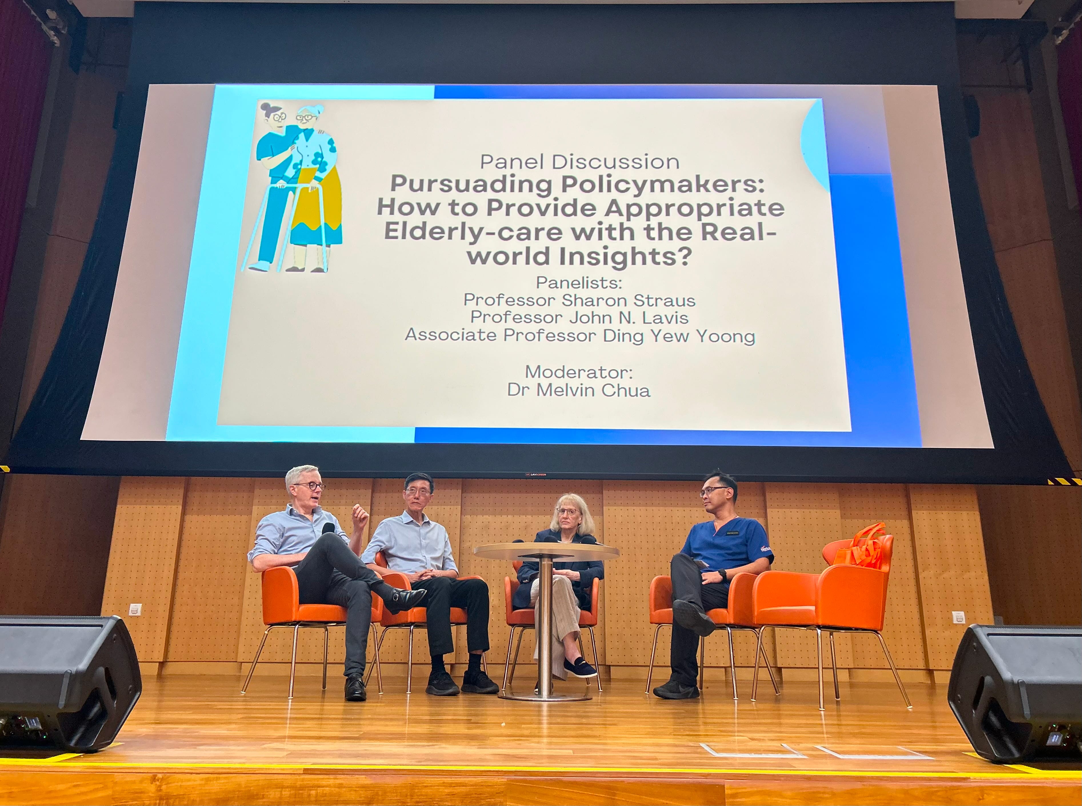 Professor John Lavis, Professor Sharon Straus, Professor Ding Yew Yoong, Professor Melvin Chua