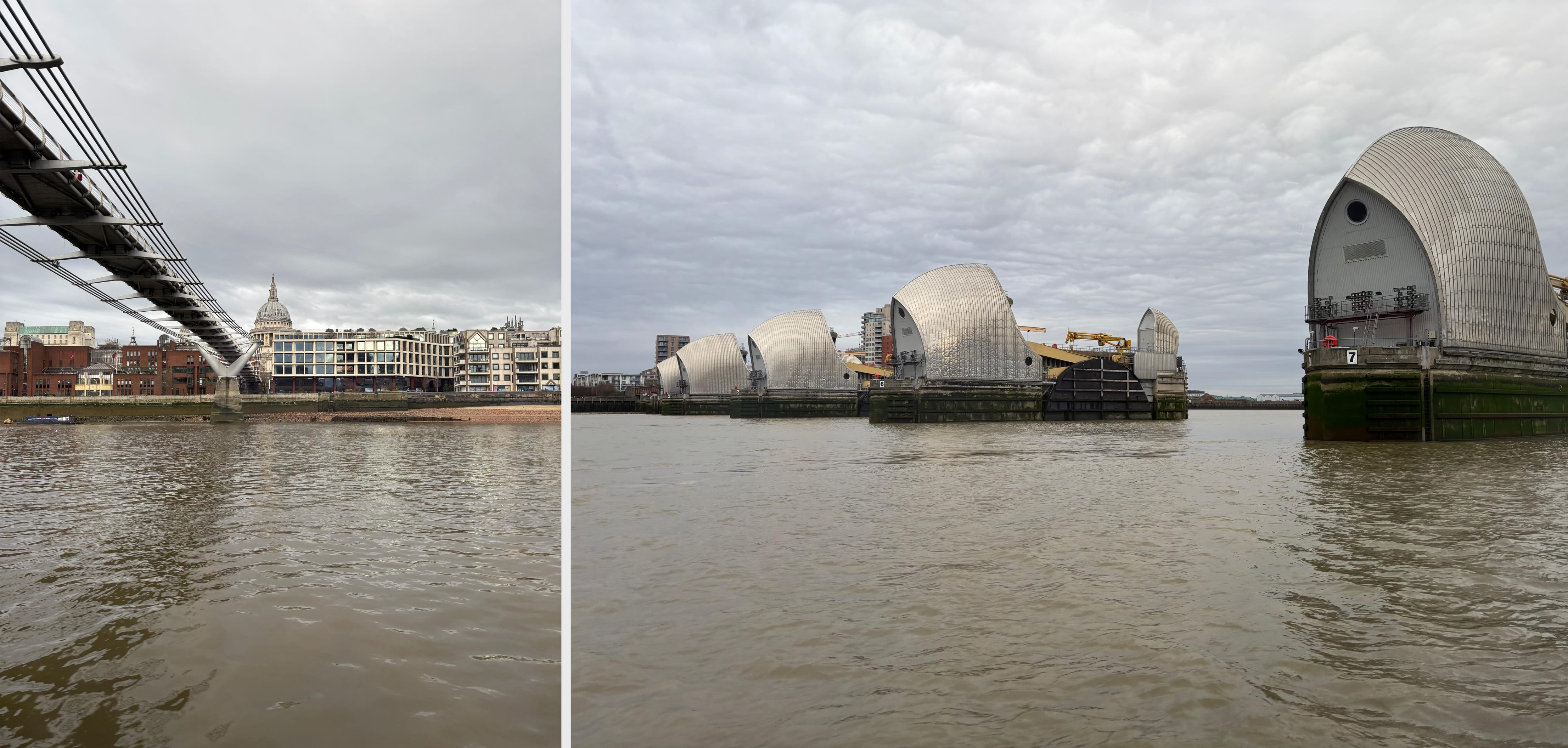 View of the Thames Barrier