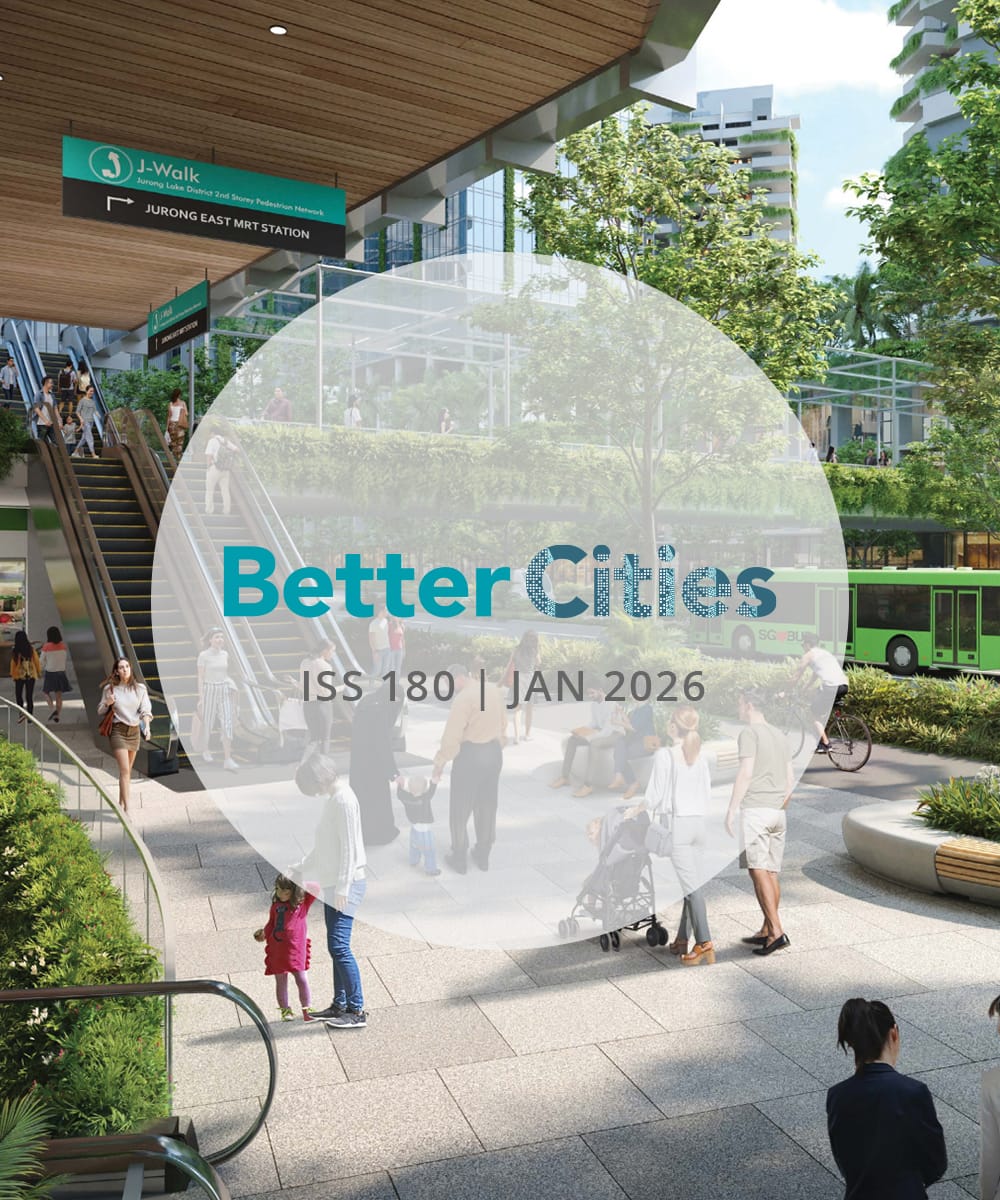 BC180 Cover with background image of a depiction of Future Jurong East District.